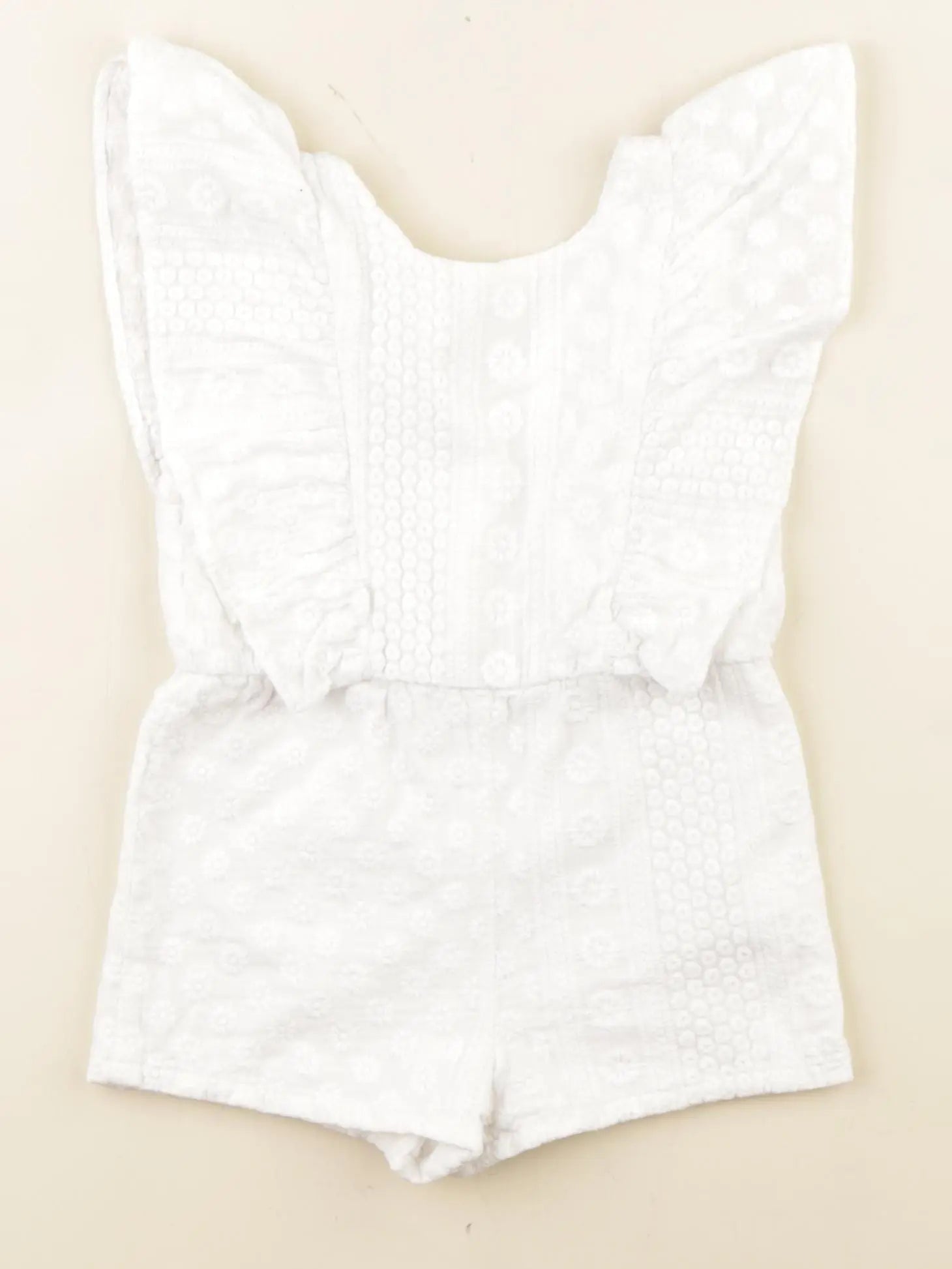 Vertbaudet - combinaison blanc - 2 ans