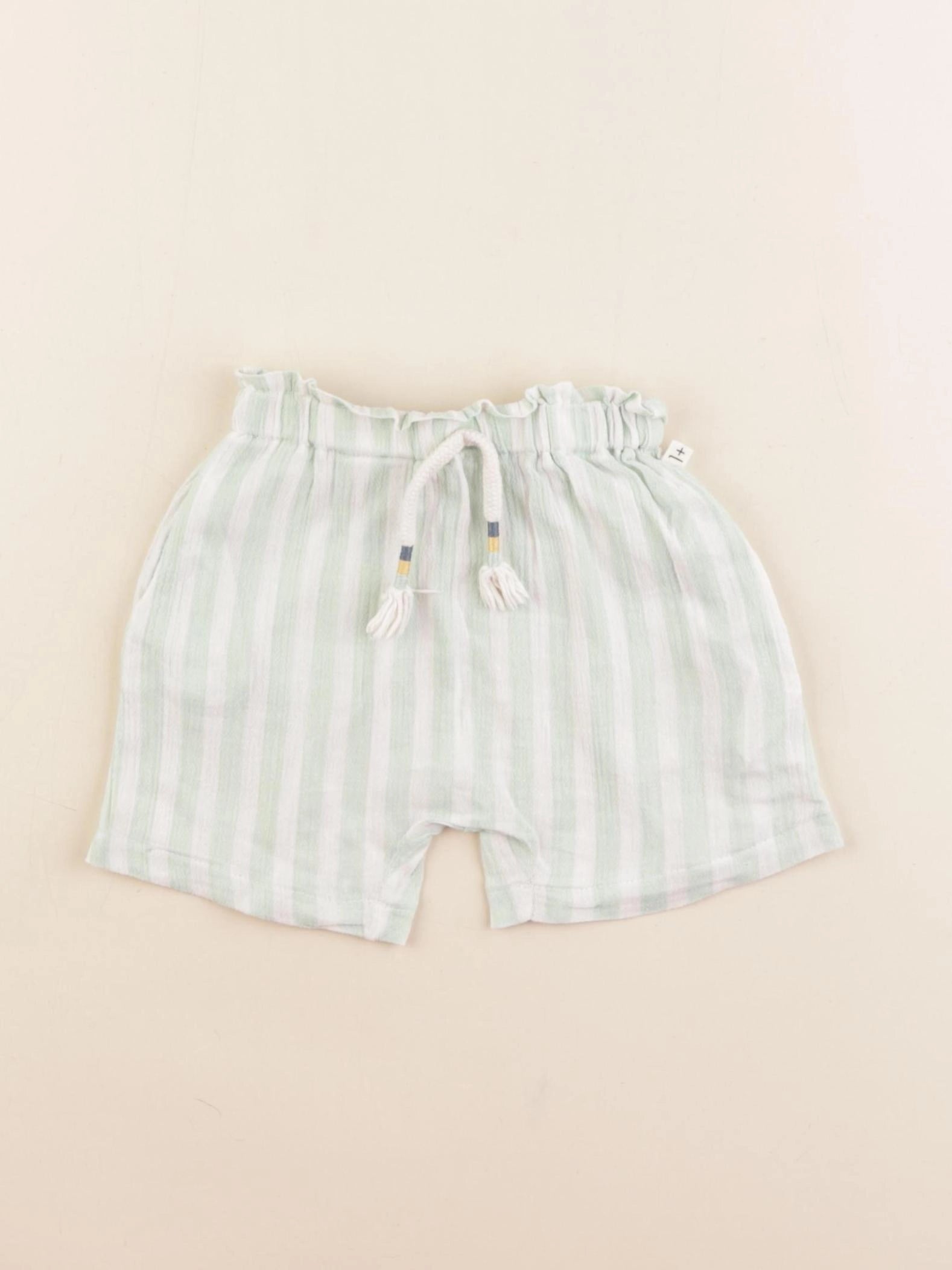 1+ In the family - bloomer blanc, vert - 12 mois