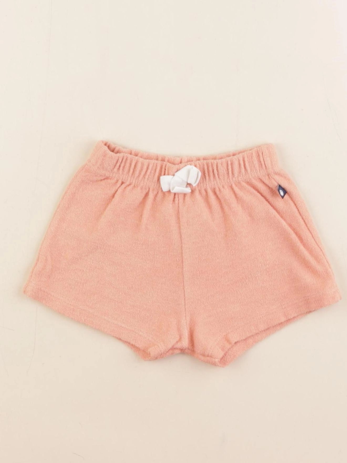 Petit Bateau - short orange - 12 mois
