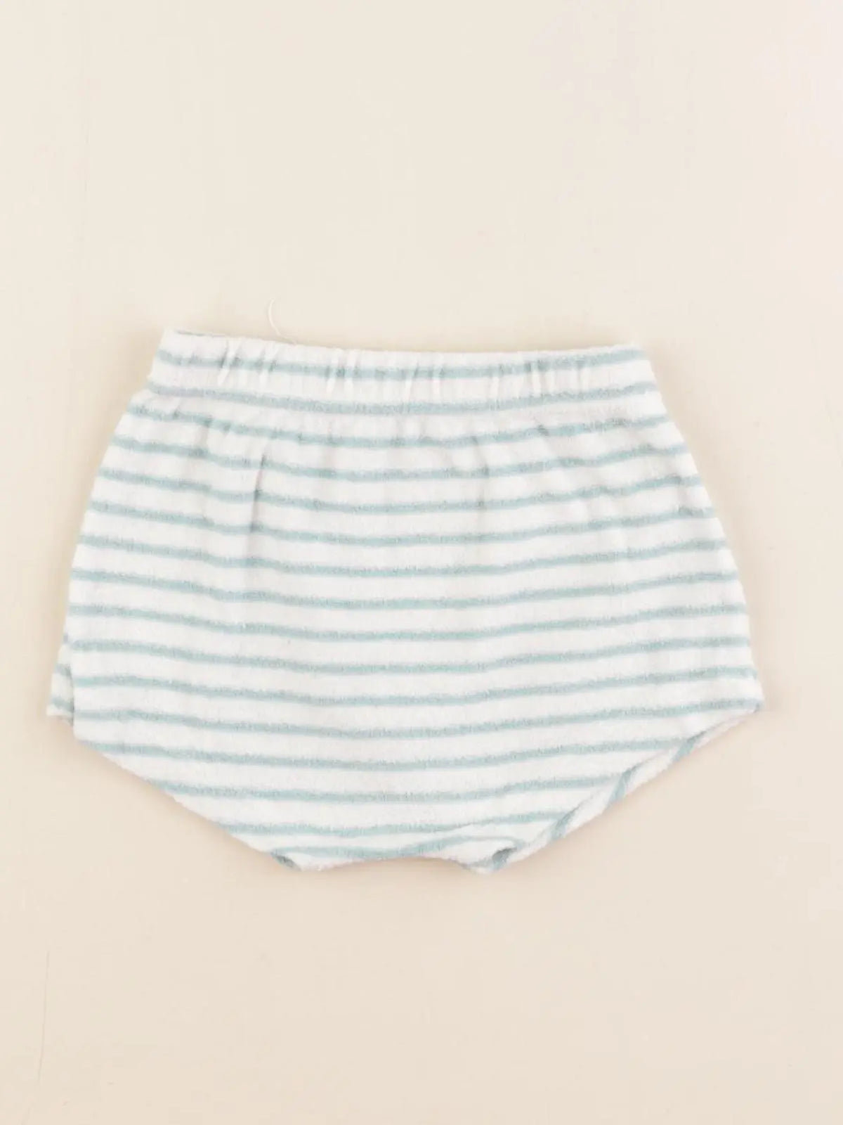 Petit Bateau - bloomer blanc, bleu - 12 mois