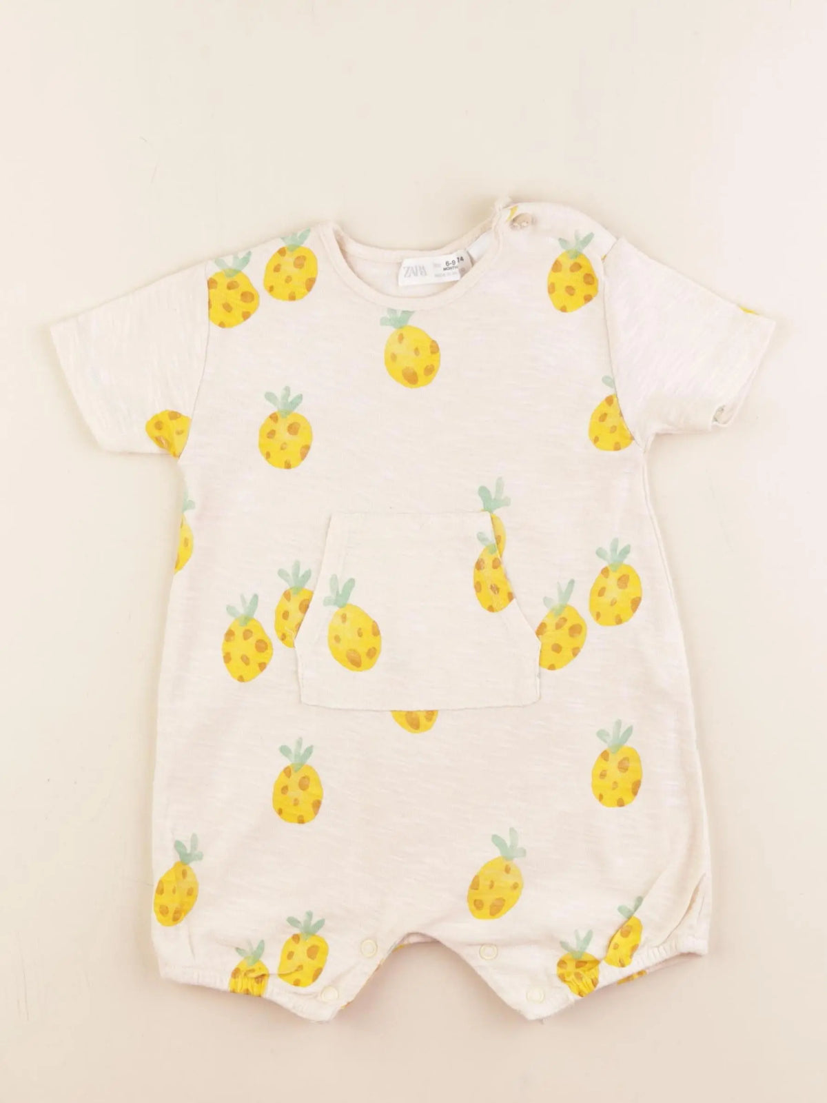 Zara - pyjama coton multicolore - 6/9 mois