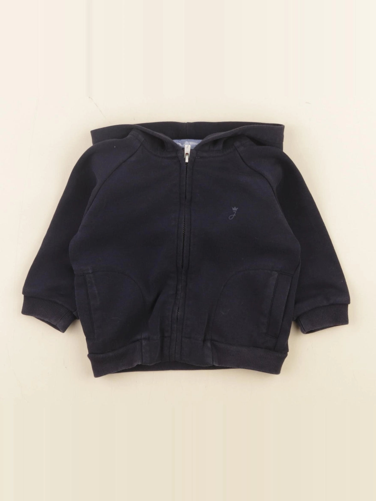 Jacadi - sweat bleu - 12 mois