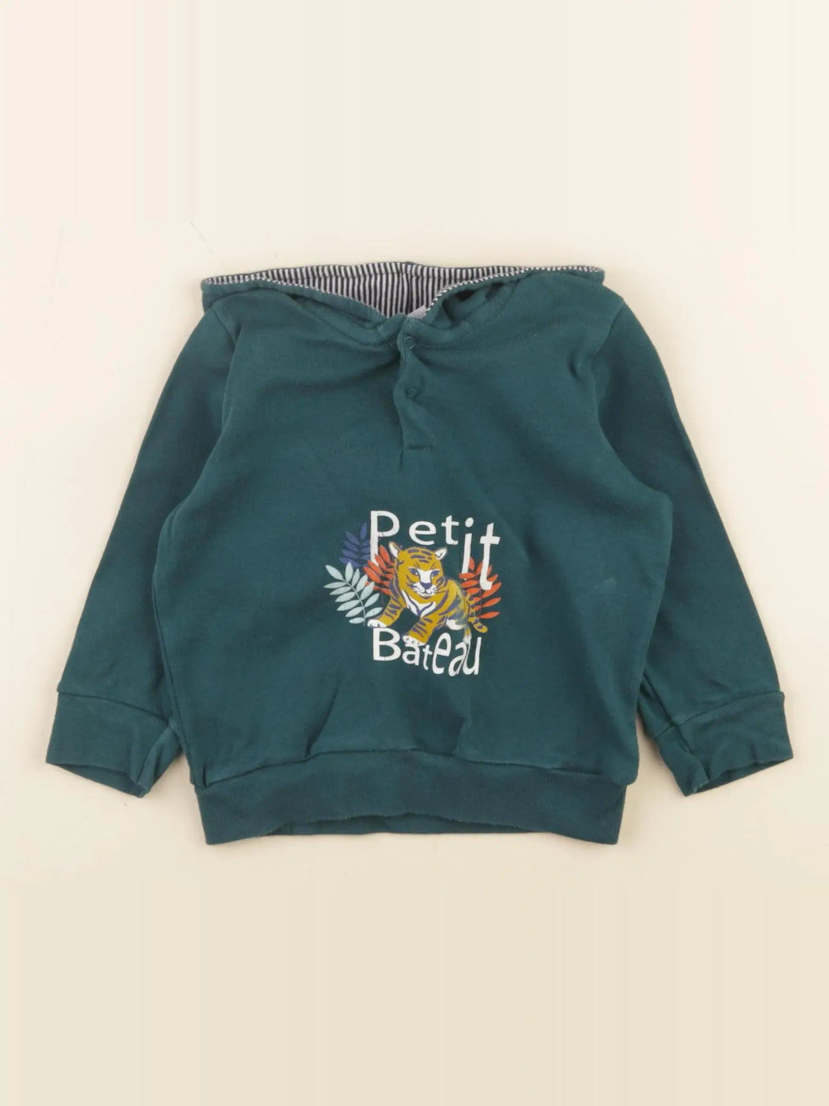 Jacadi - sweat vert - 12 mois