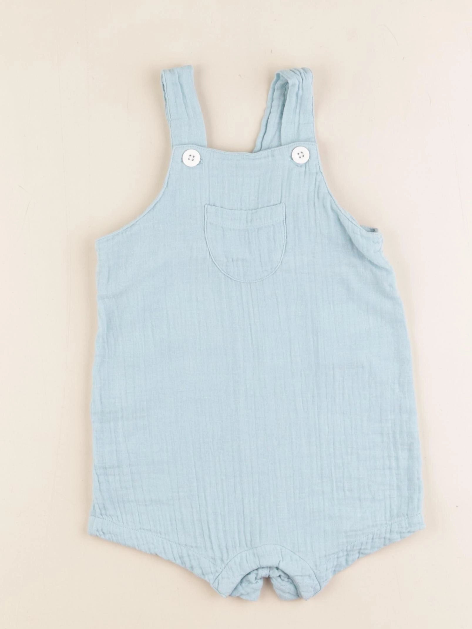 Petit Bateau - salopette bleu - 12 mois