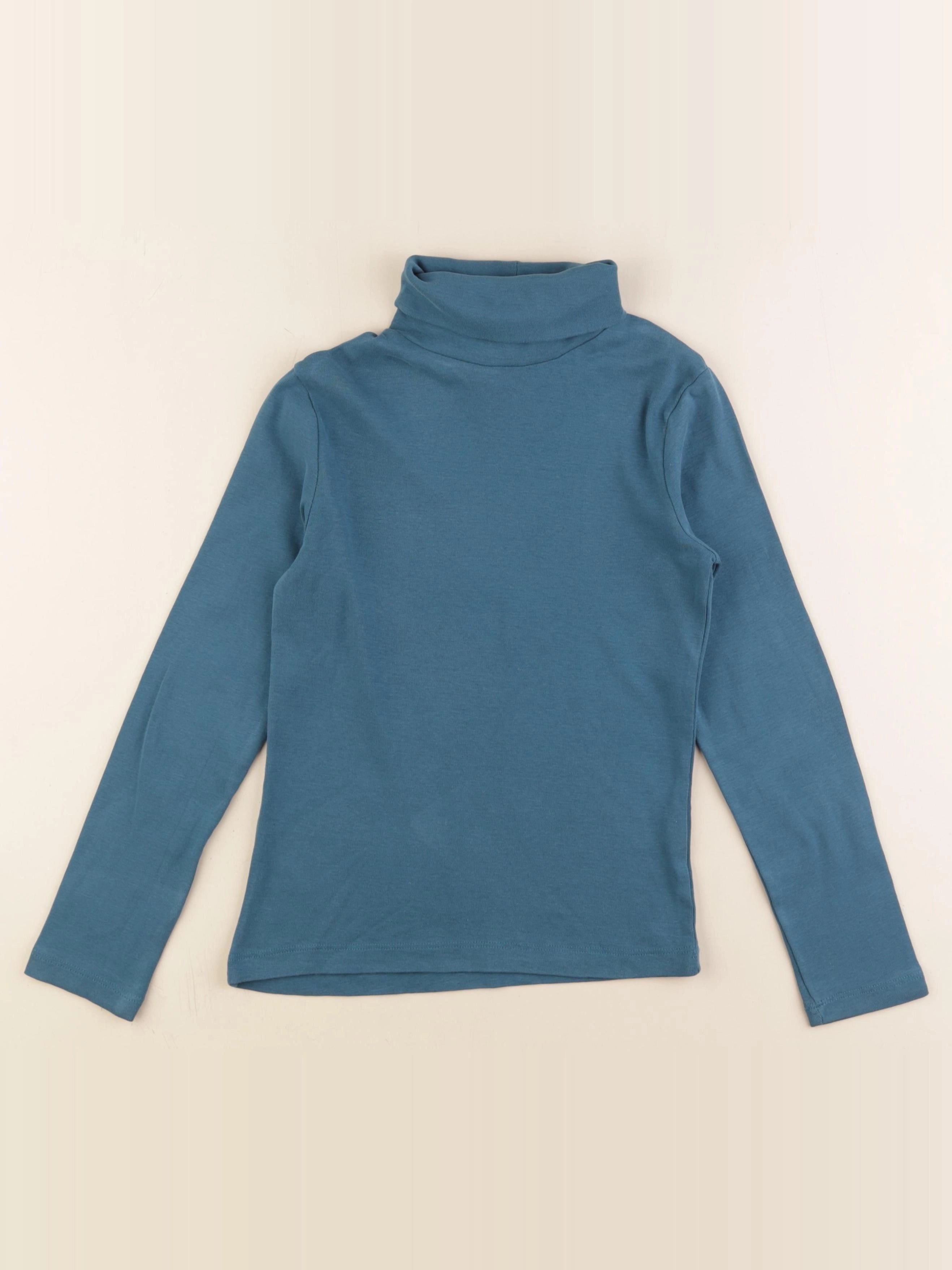 Monoprix - sous-pull bleu - 10 ans