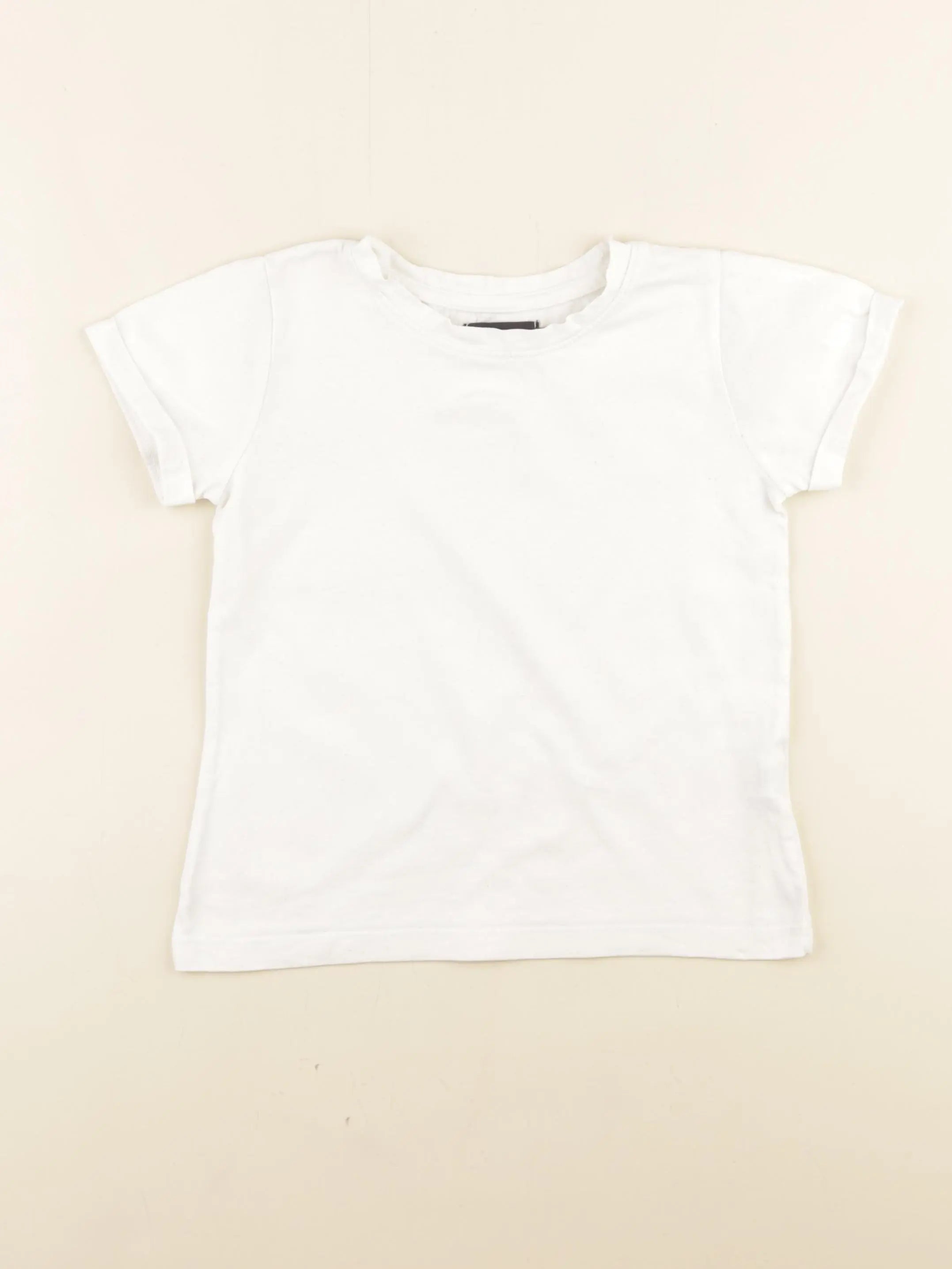 Monoprix - tee-shirt blanc, argent - 6 ans