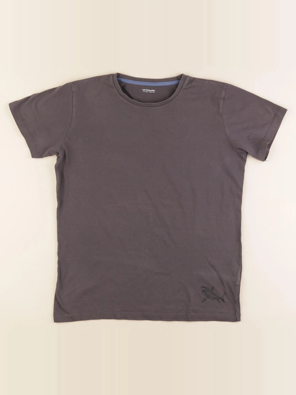 Vertbaudet - tee-shirt gris - 14 ans