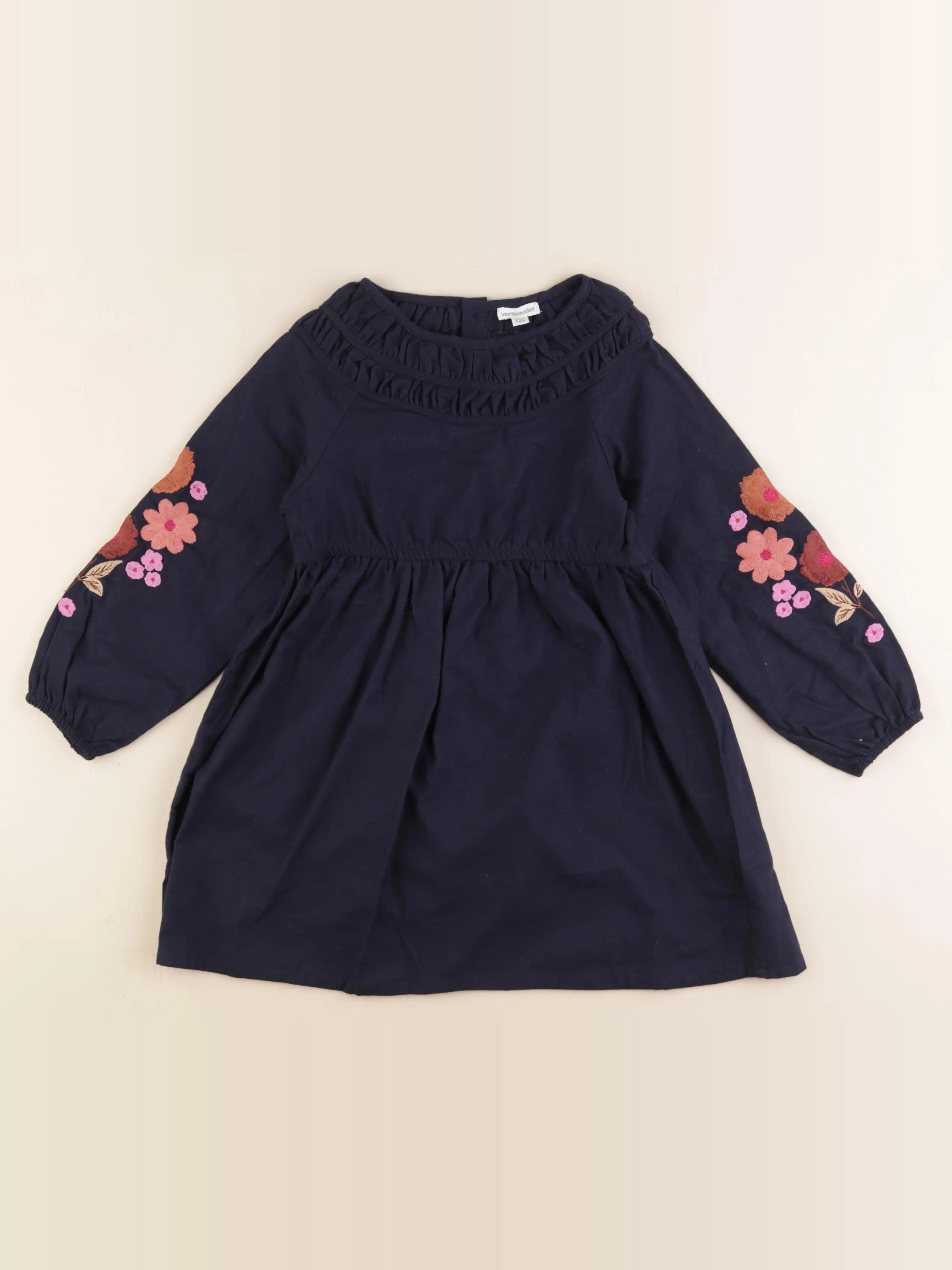 Vertbaudet - robe bleu - 6 ans