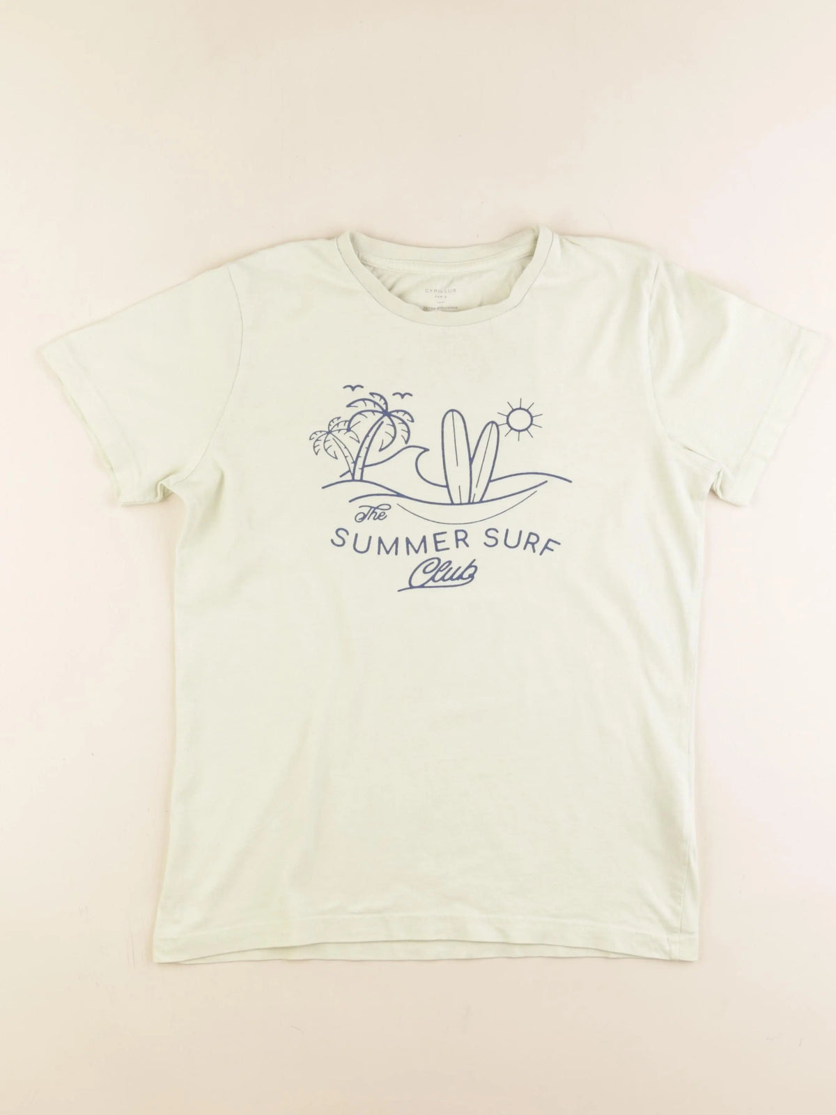 Cyrillus - tee-shirt jaune - 14 ans