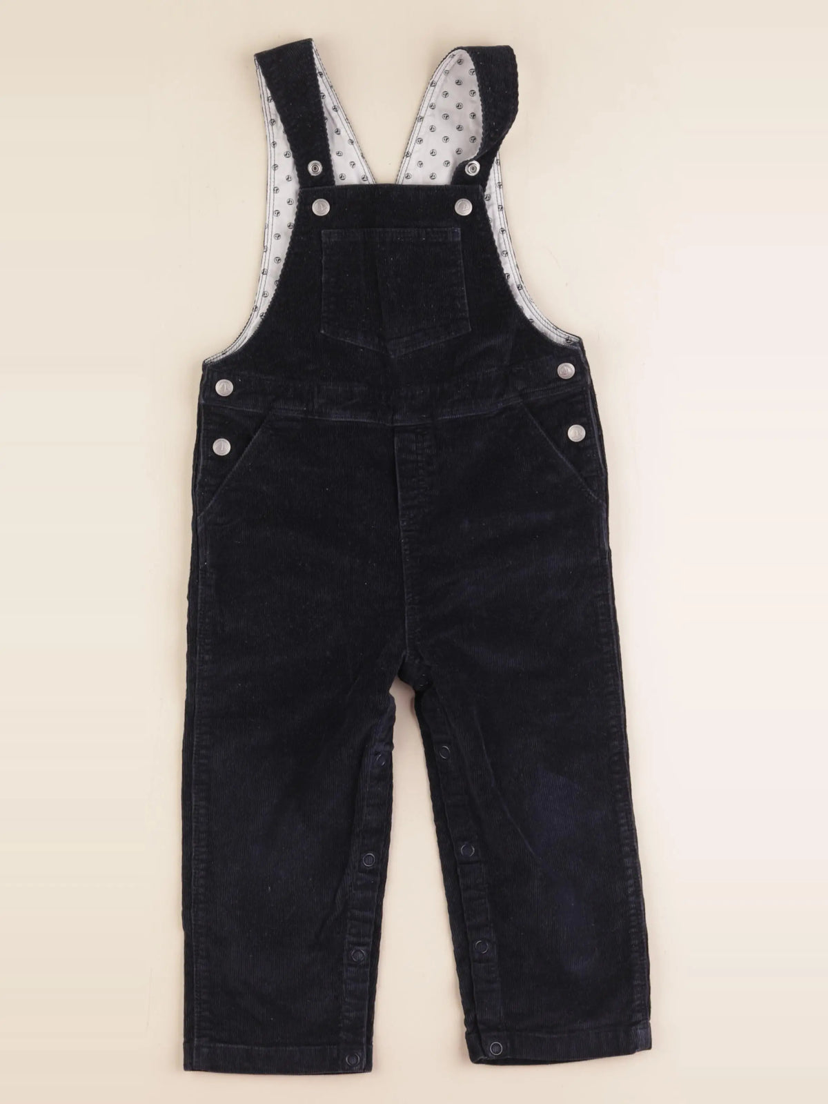 Petit Bateau - salopette bleu - 24 mois