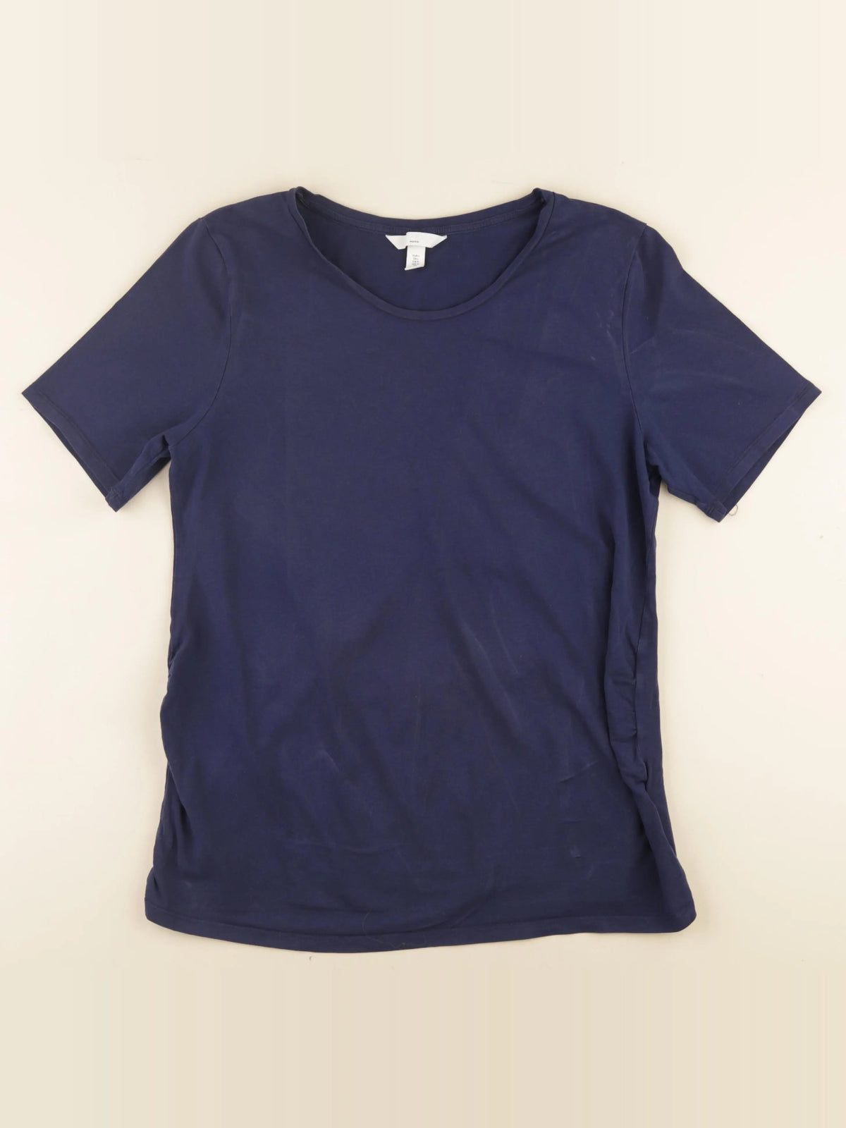 H&M - tee-shirt grossesse bleu - l