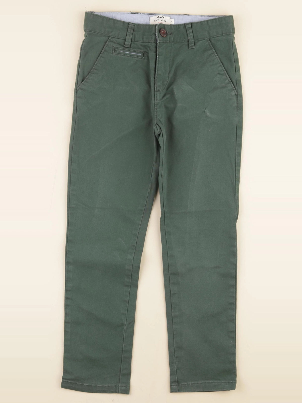 Cyrillus - pantalon vert - 9 ans