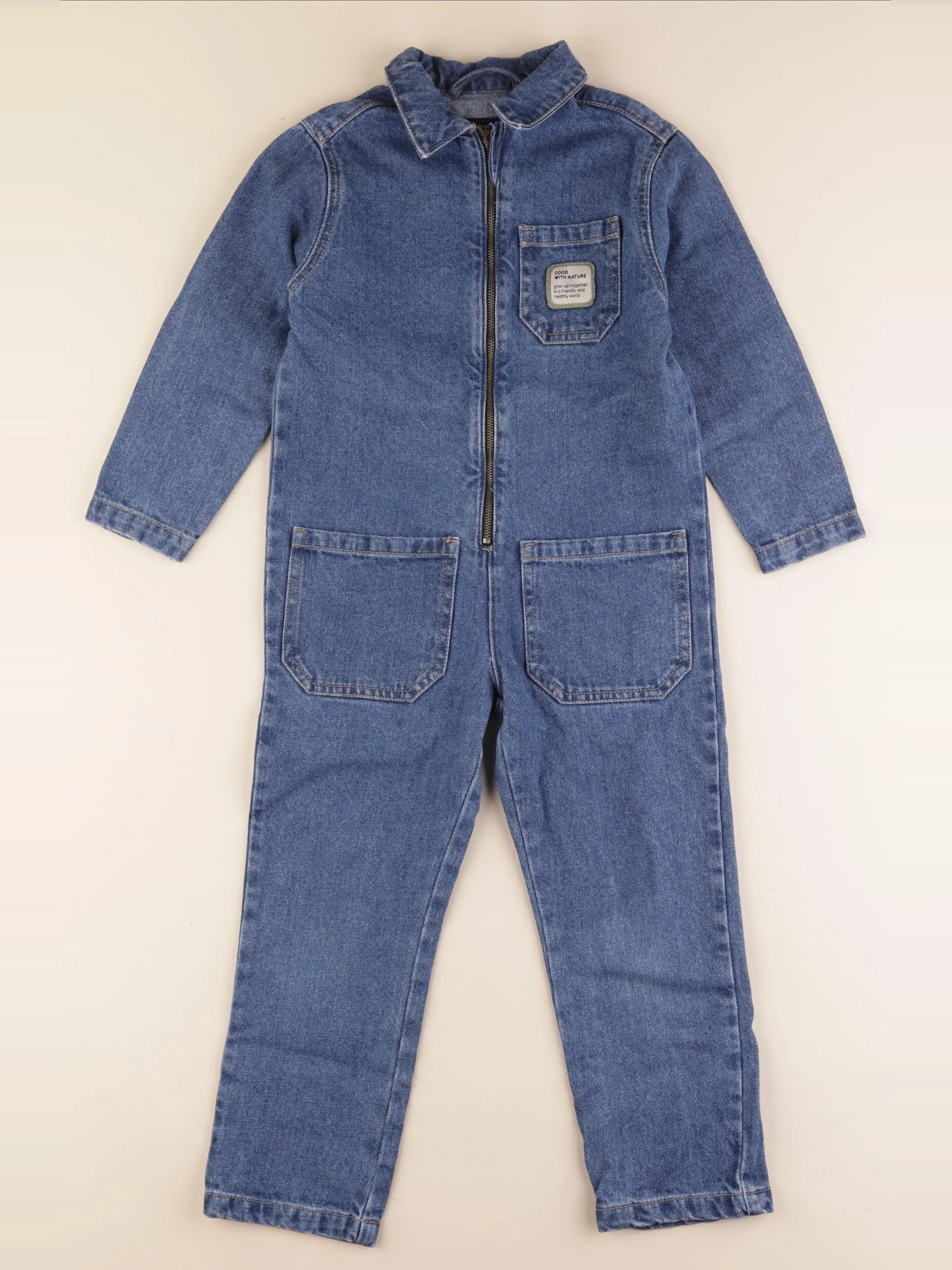 Monoprix - combinaison bleu - 6 ans