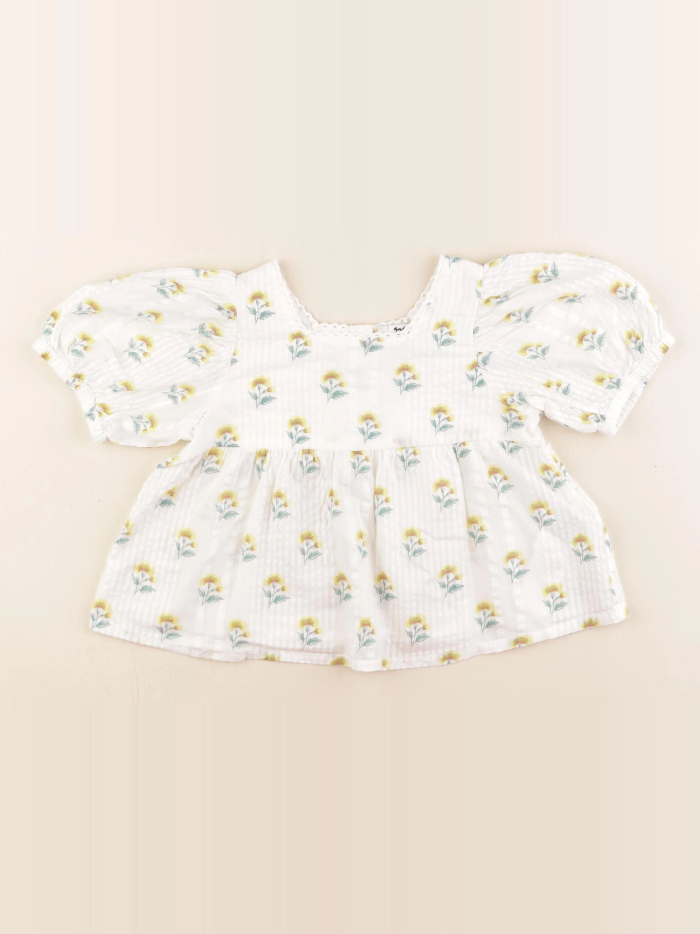 Cyrillus - blouse blanc - 3 ans