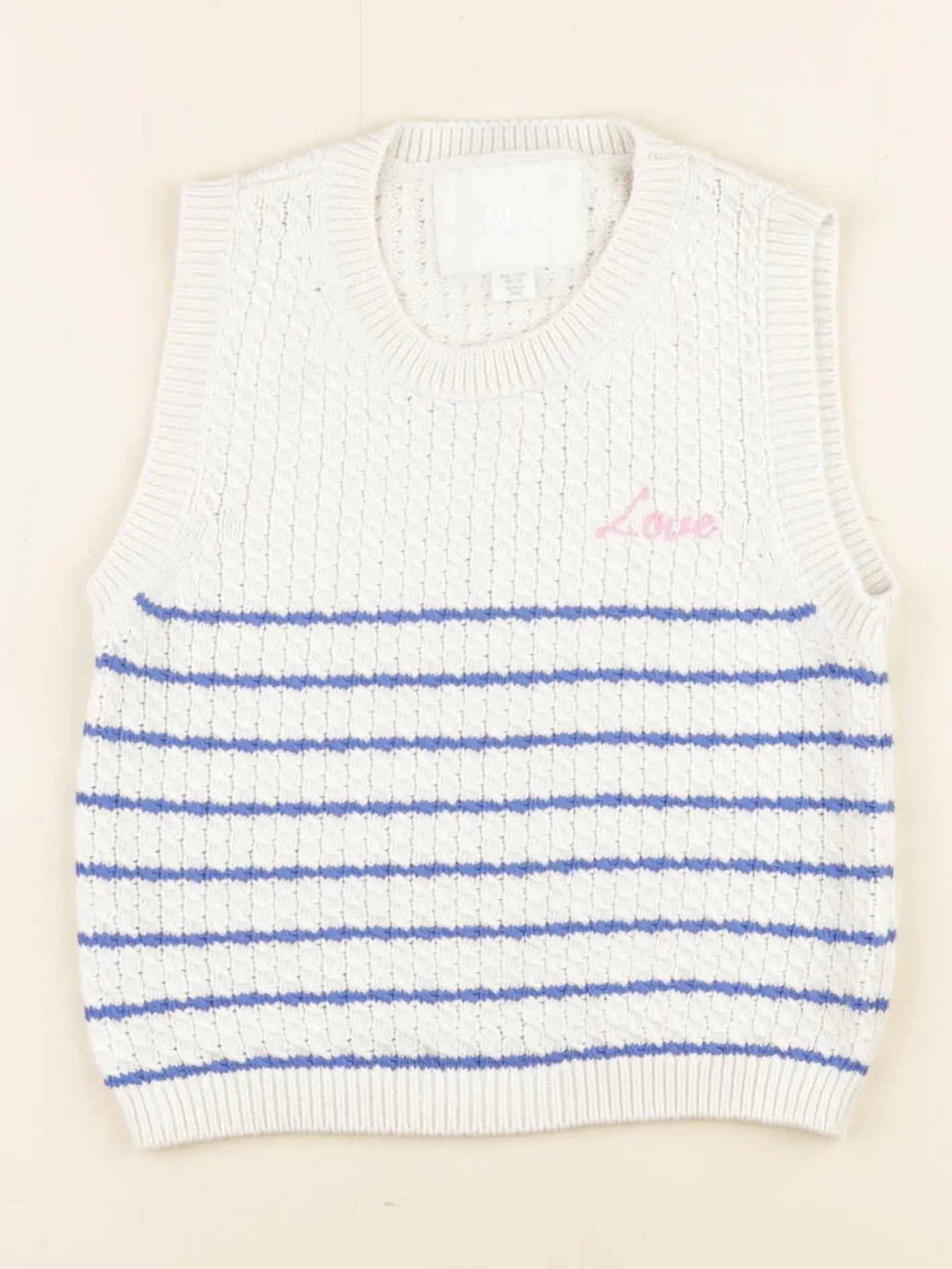 Zara - pull blanc - 8/9 ans