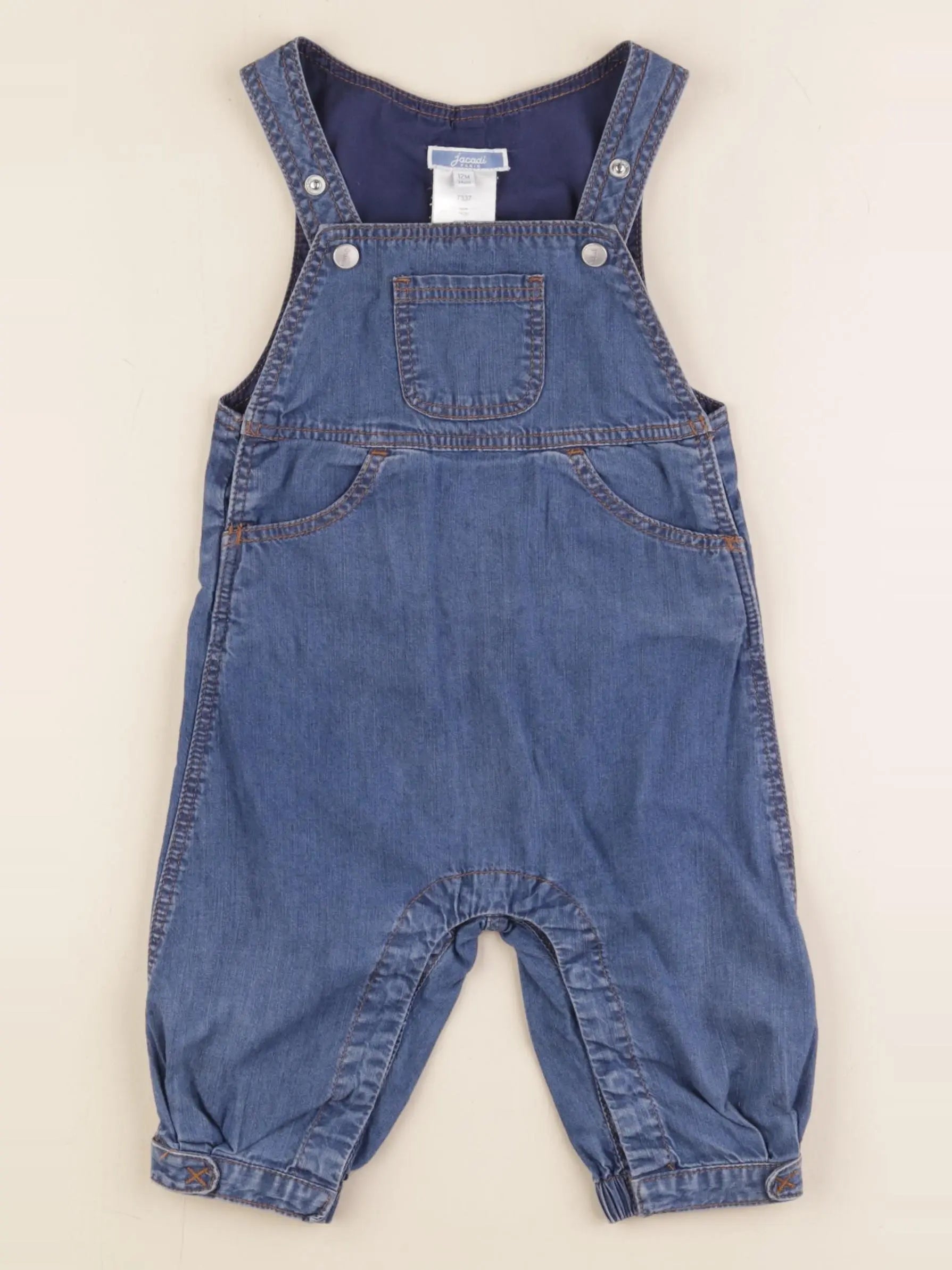 Jacadi - salopette bleu - 12 mois