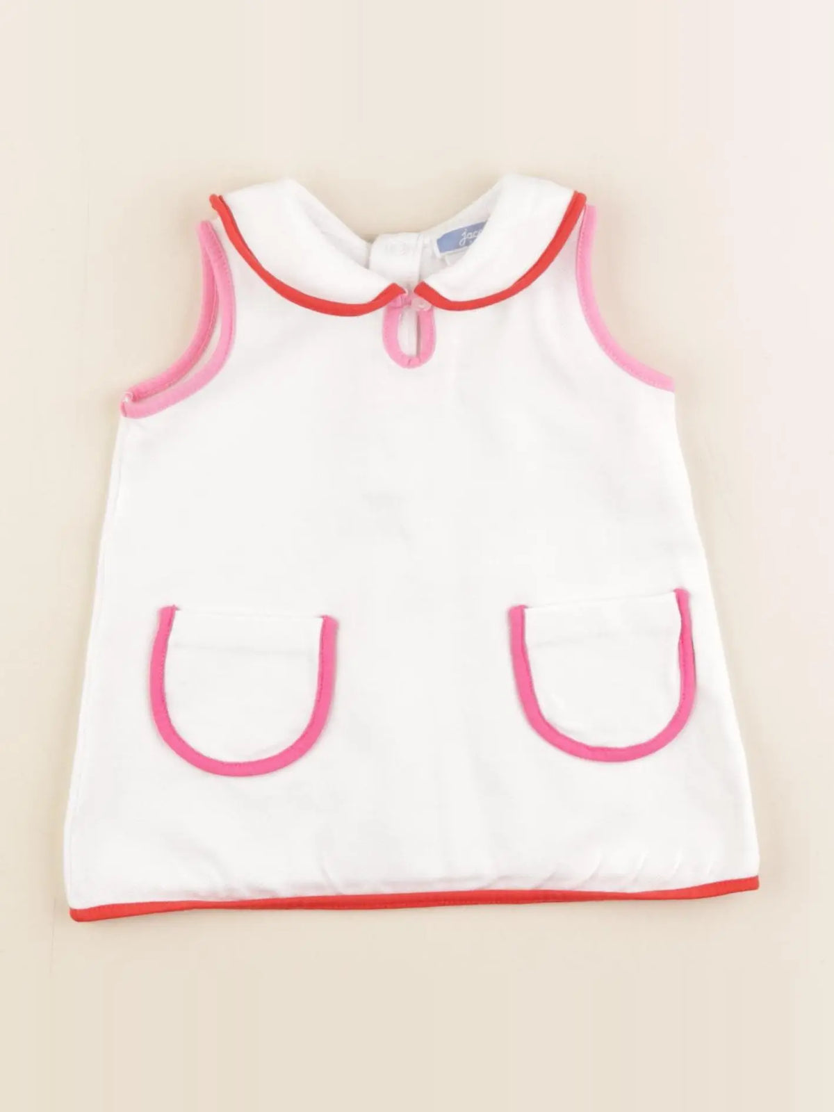 Jacadi - robe blanc - 6 mois