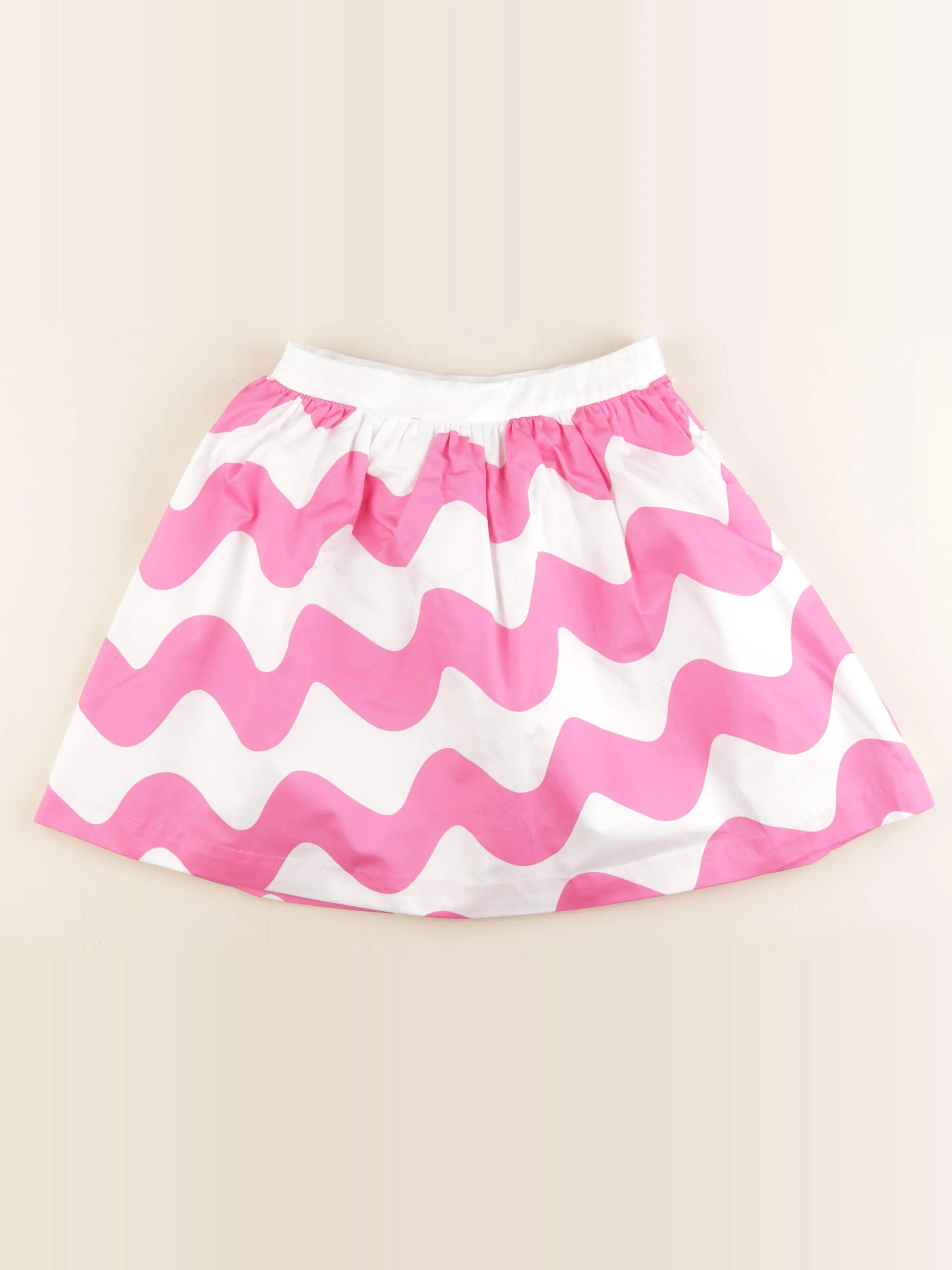 Jacadi - jupe blanc, rose - 10 ans