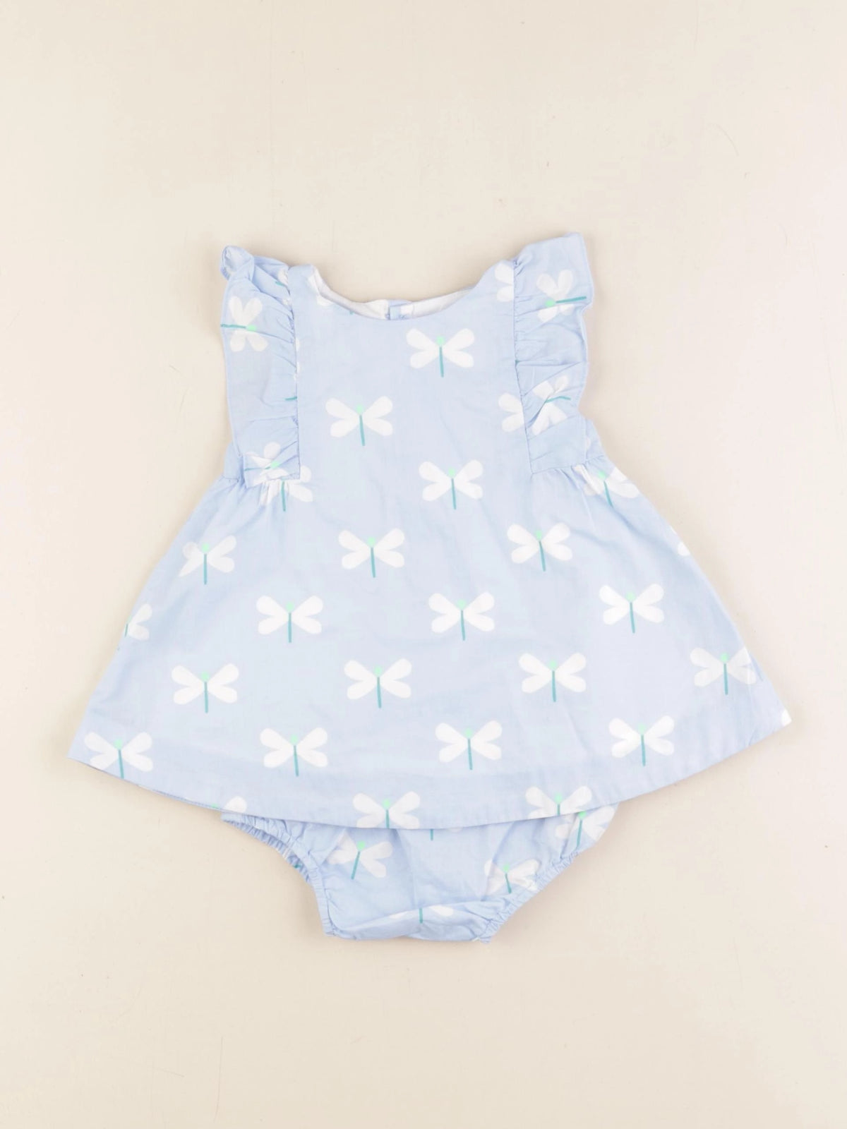 Jacadi - robe bleu - 3 mois