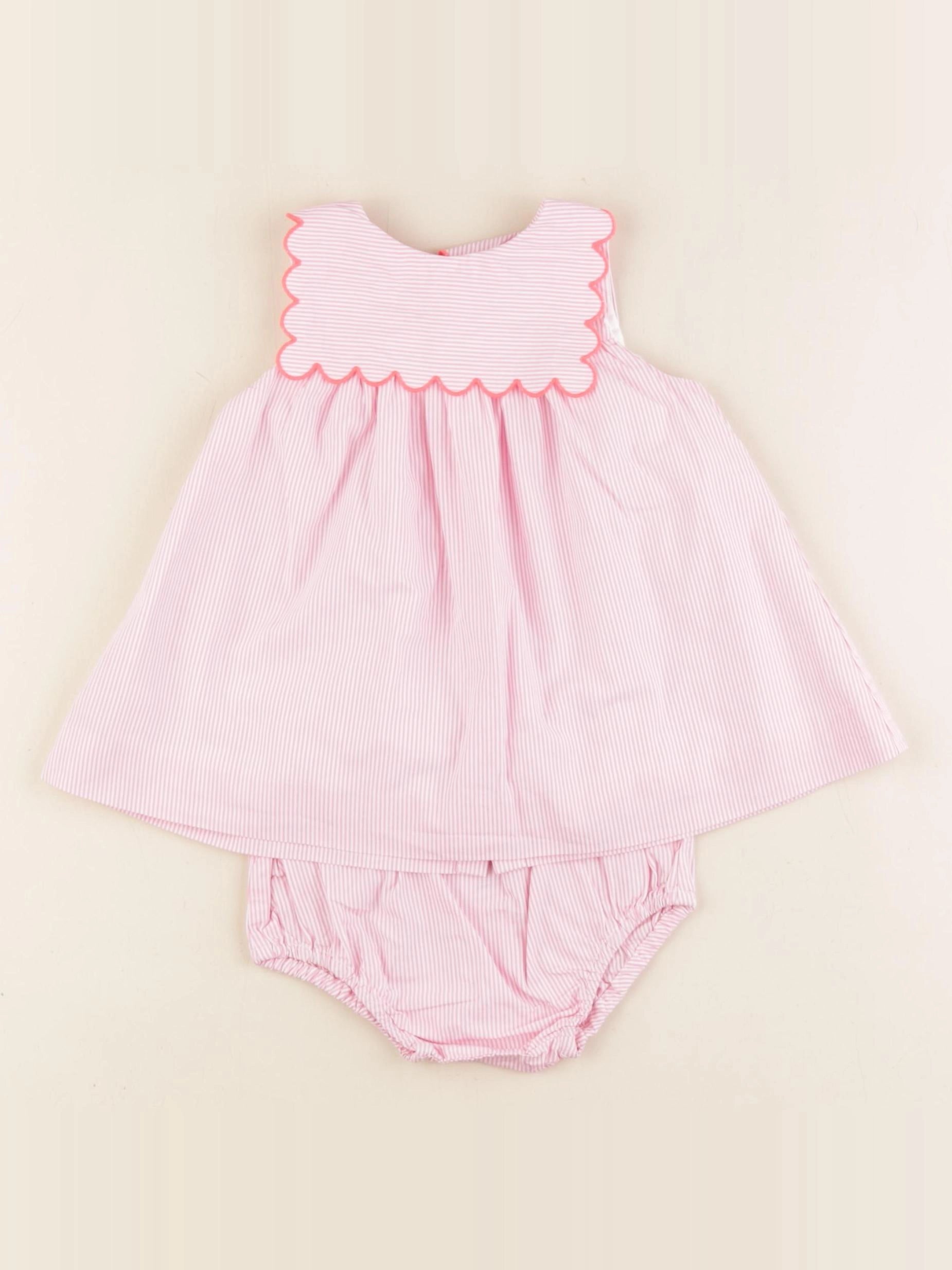 Jacadi - robe rose - 3 mois