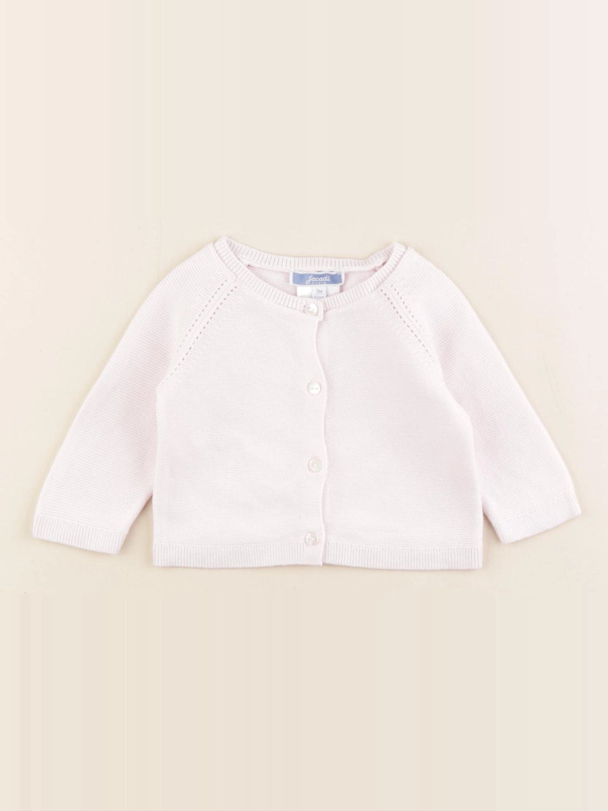 Jacadi - gilet rose - 3 mois