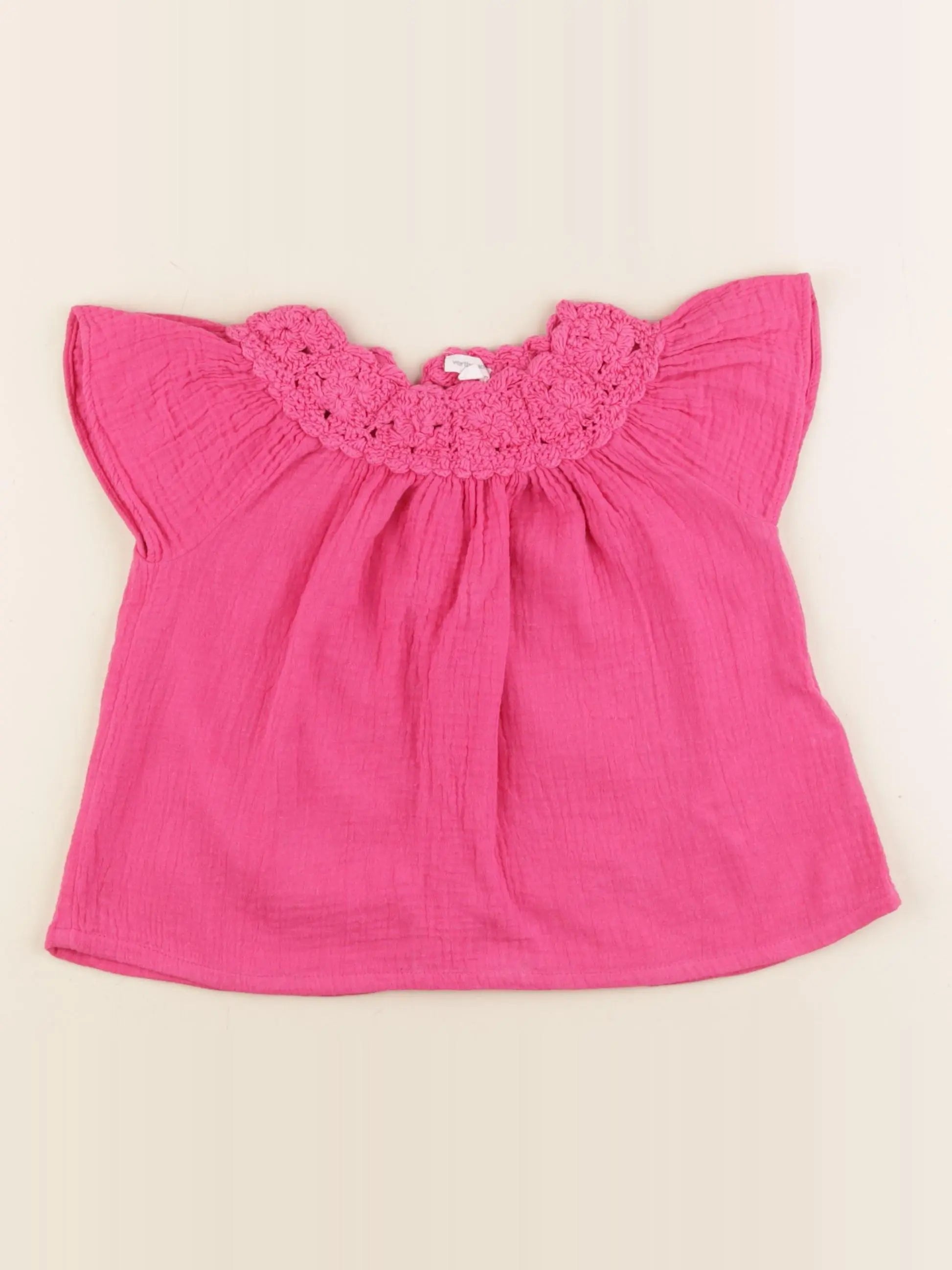 Vertbaudet - blouse rose - 24 mois
