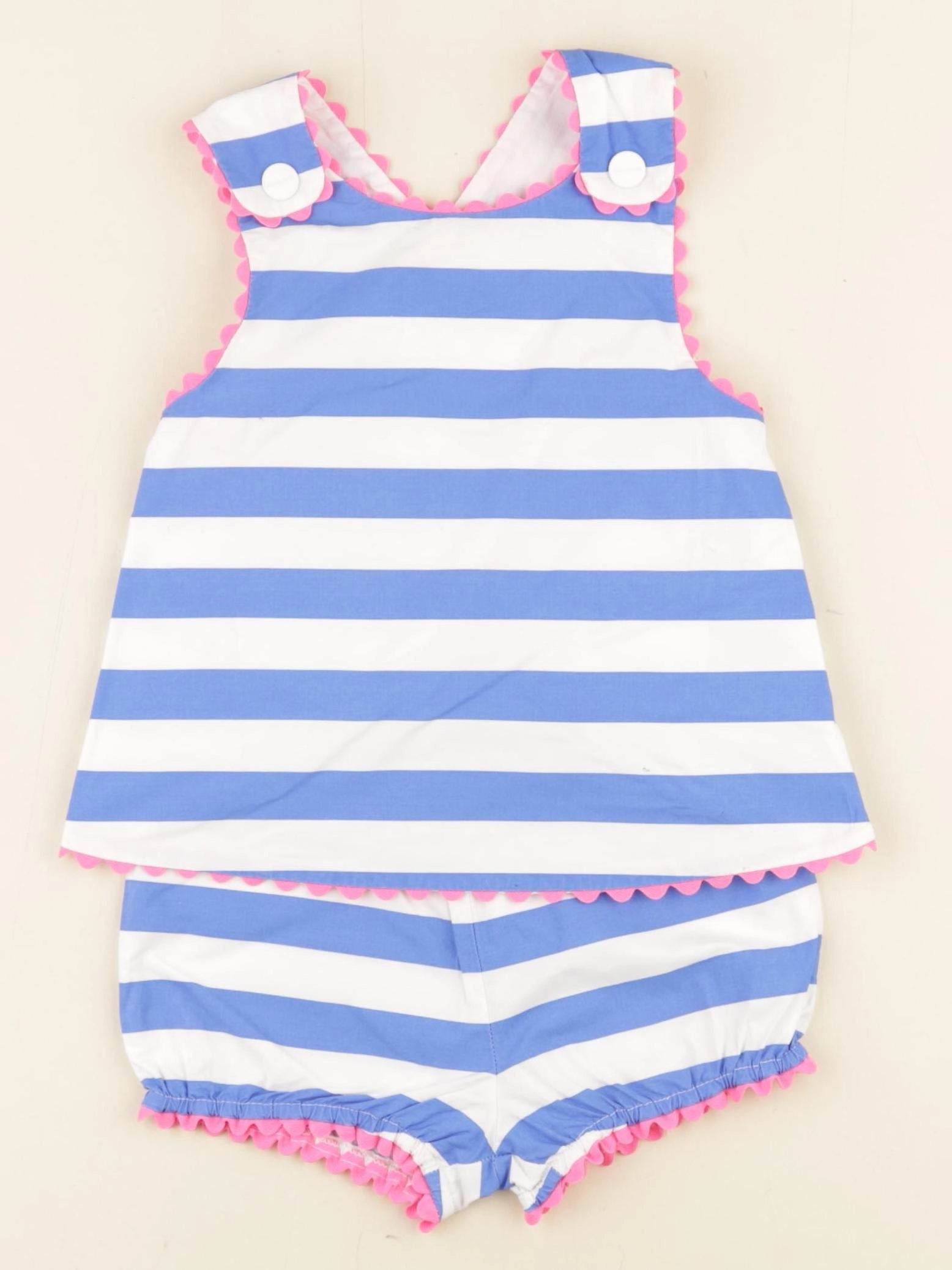 Jacadi - ensemble blanc, bleu - 24 mois