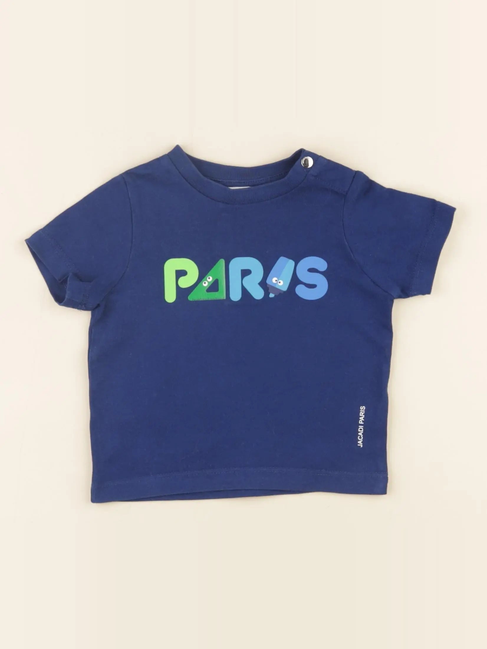 Jacadi - tee-shirt bleu - 6 mois