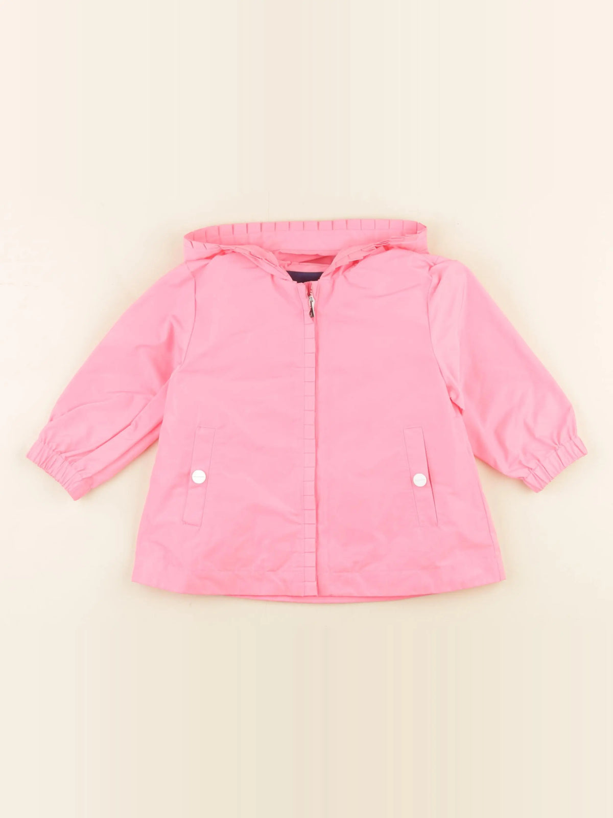 Jacadi - imperméable doublure amovible rose - 18 mois