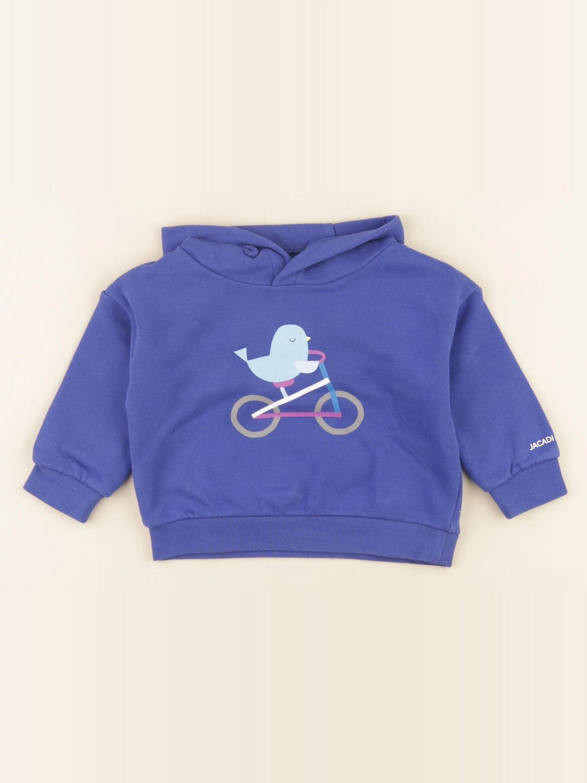 Jacadi - sweat bleu - 12 mois