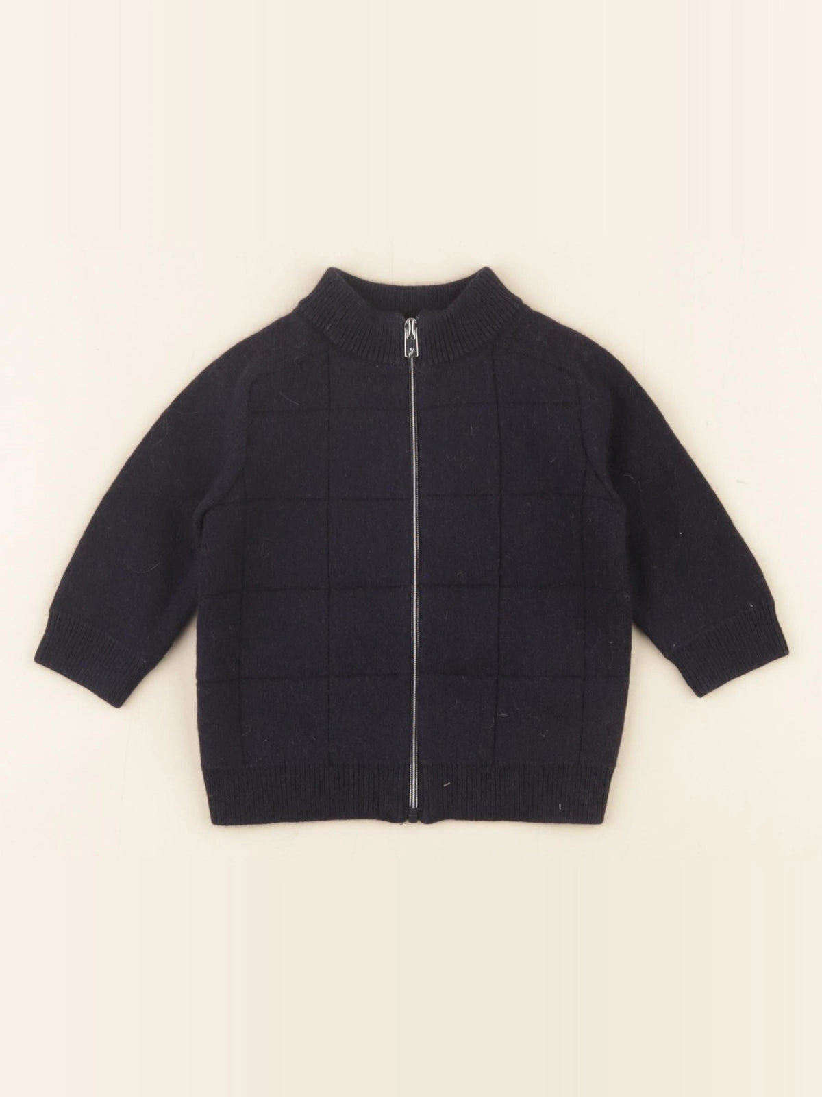 Jacadi - gilet bleu - 6 mois