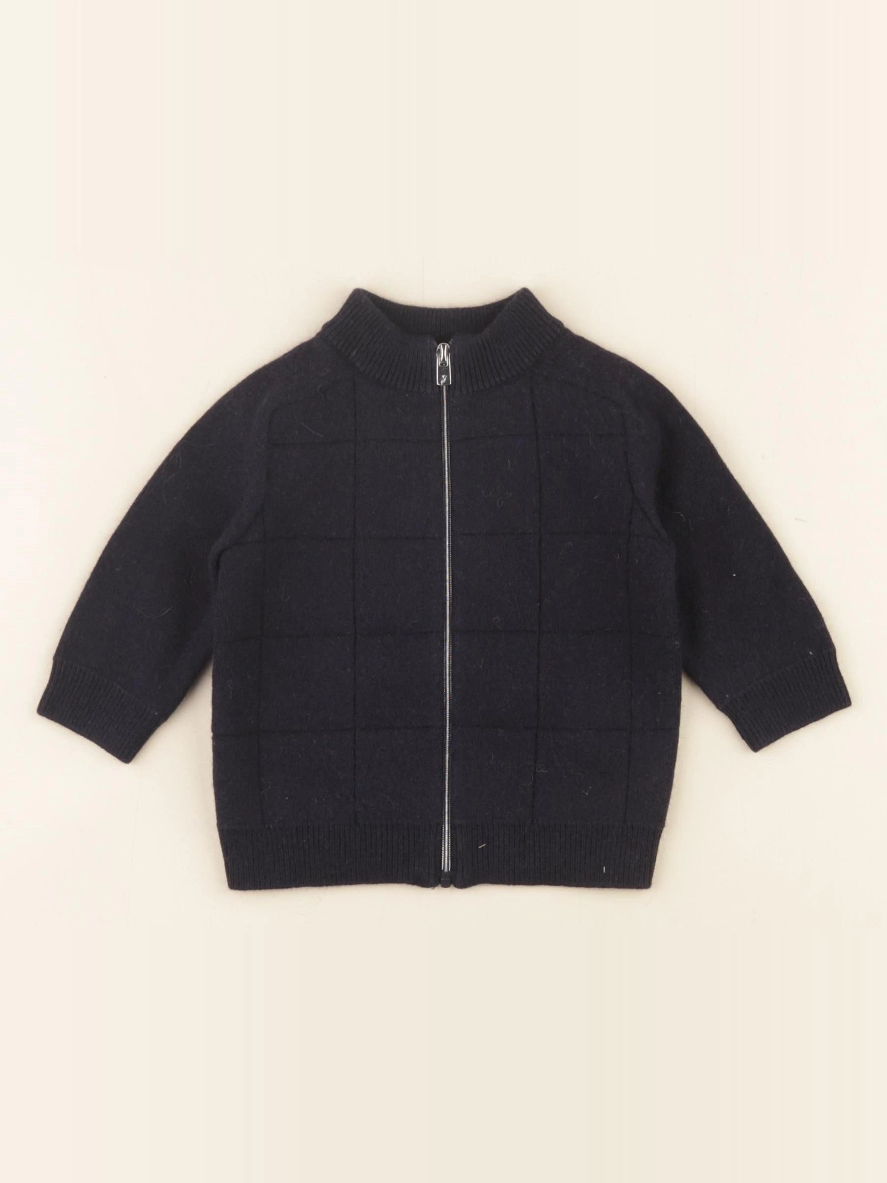 Jacadi - gilet bleu - 6 mois