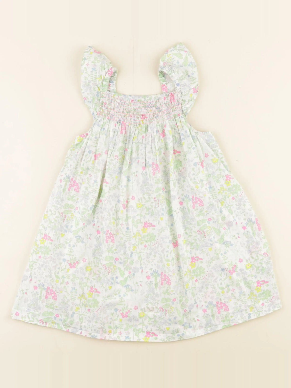 Jacadi - robe liberty multicolore - 36 mois