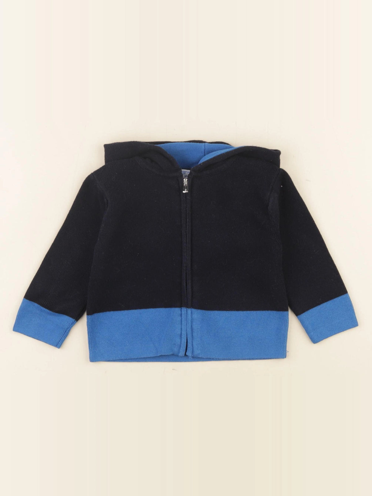 Jacadi - gilet bleu - 12 mois