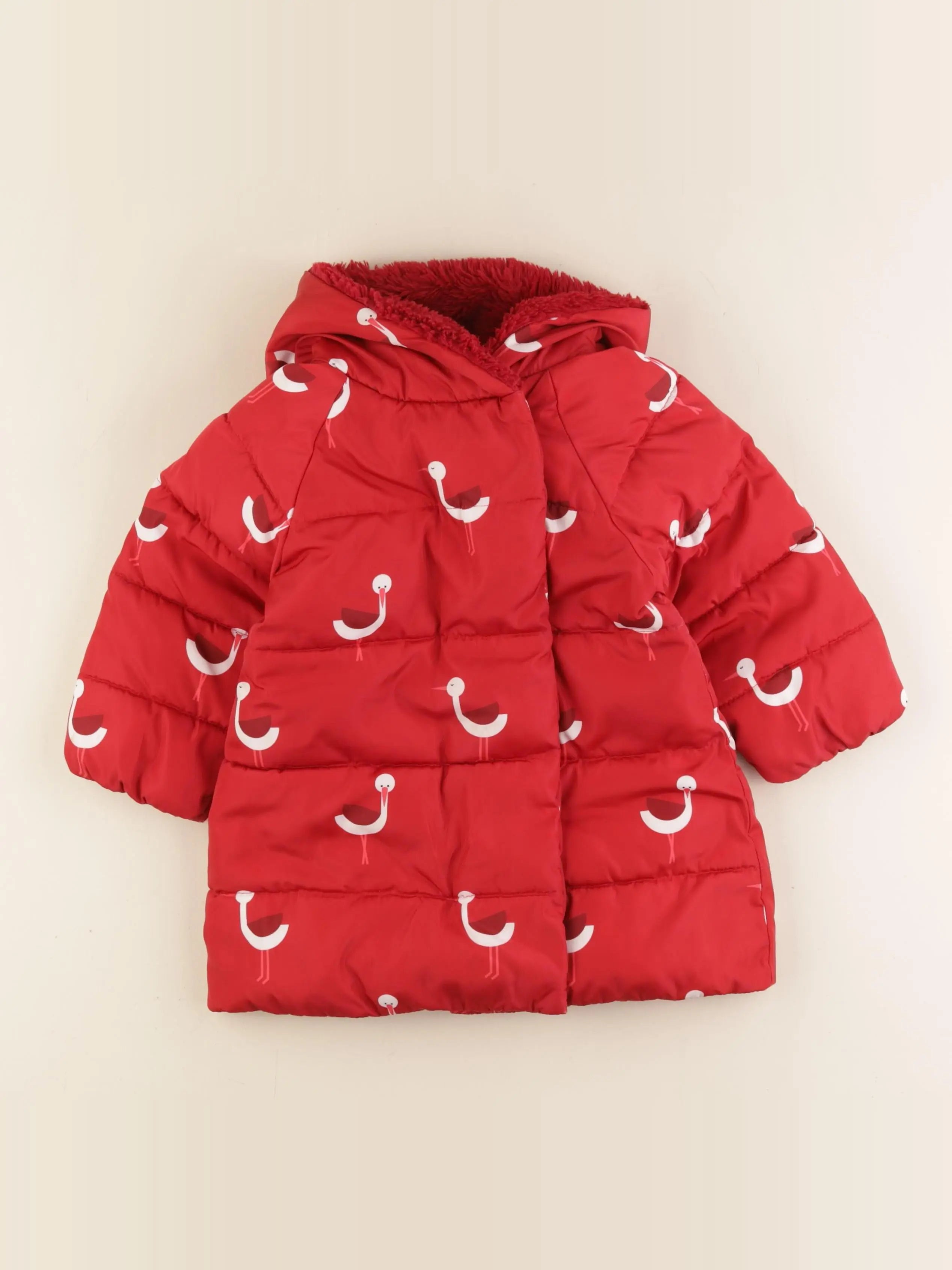 Jacadi - doudoune rouge - 24 mois