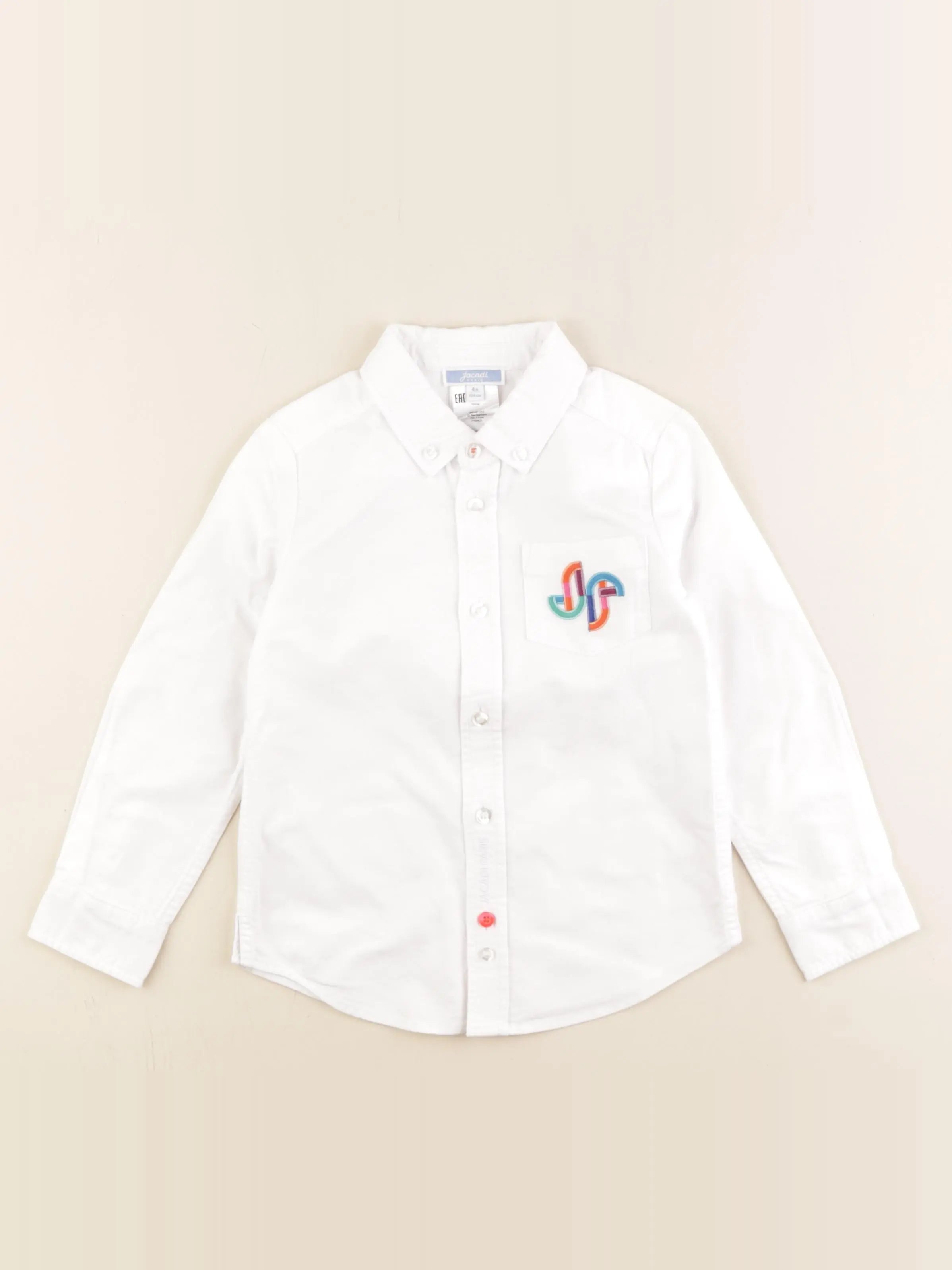 Jacadi - chemise blanc - 4 ans