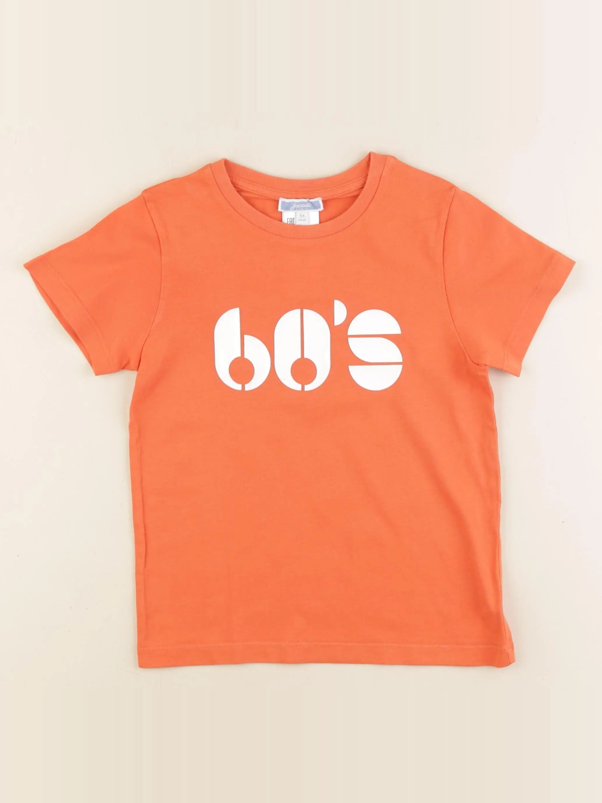 Jacadi - tee-shirt orange - 6 ans