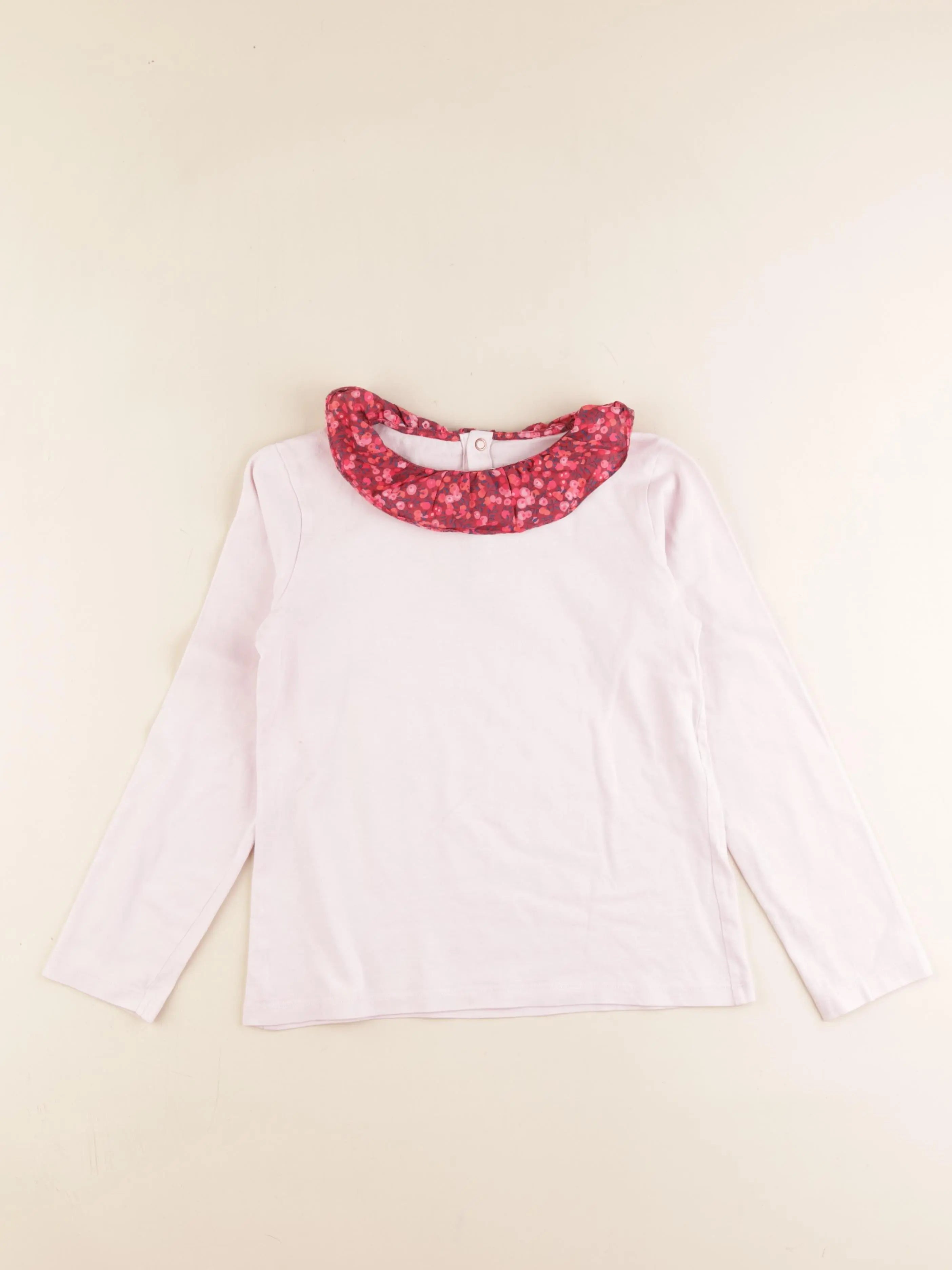 Jacadi - tee-shirt liberty rose - 10 ans