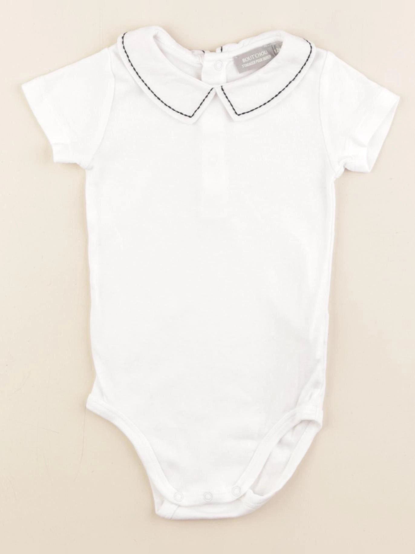 Jacadi - body à col blanc - 6 mois