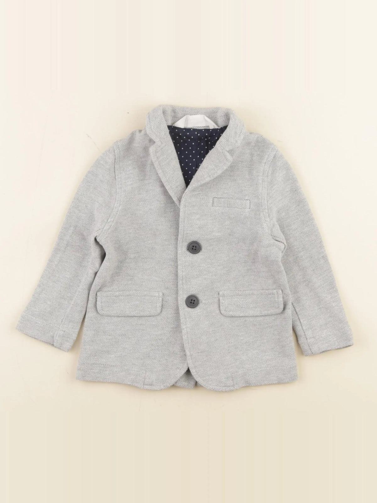 H&M - veste gris - 18/24 mois
