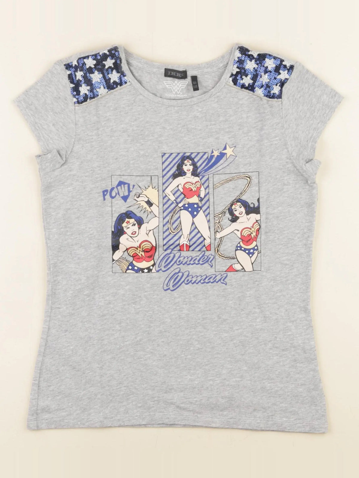 IKKS - tee-shirt gris - 10 ans