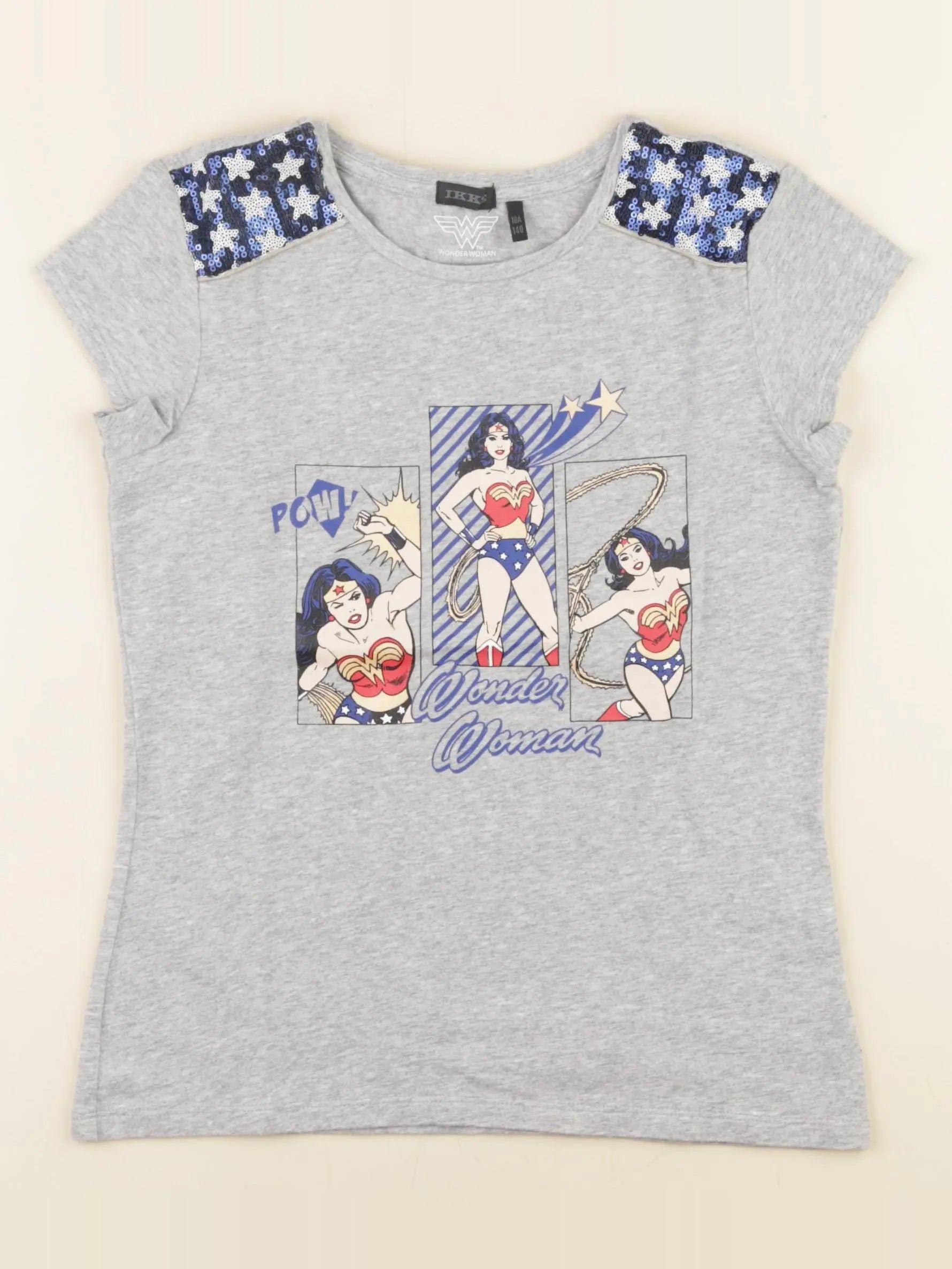 IKKS - tee-shirt gris - 10 ans