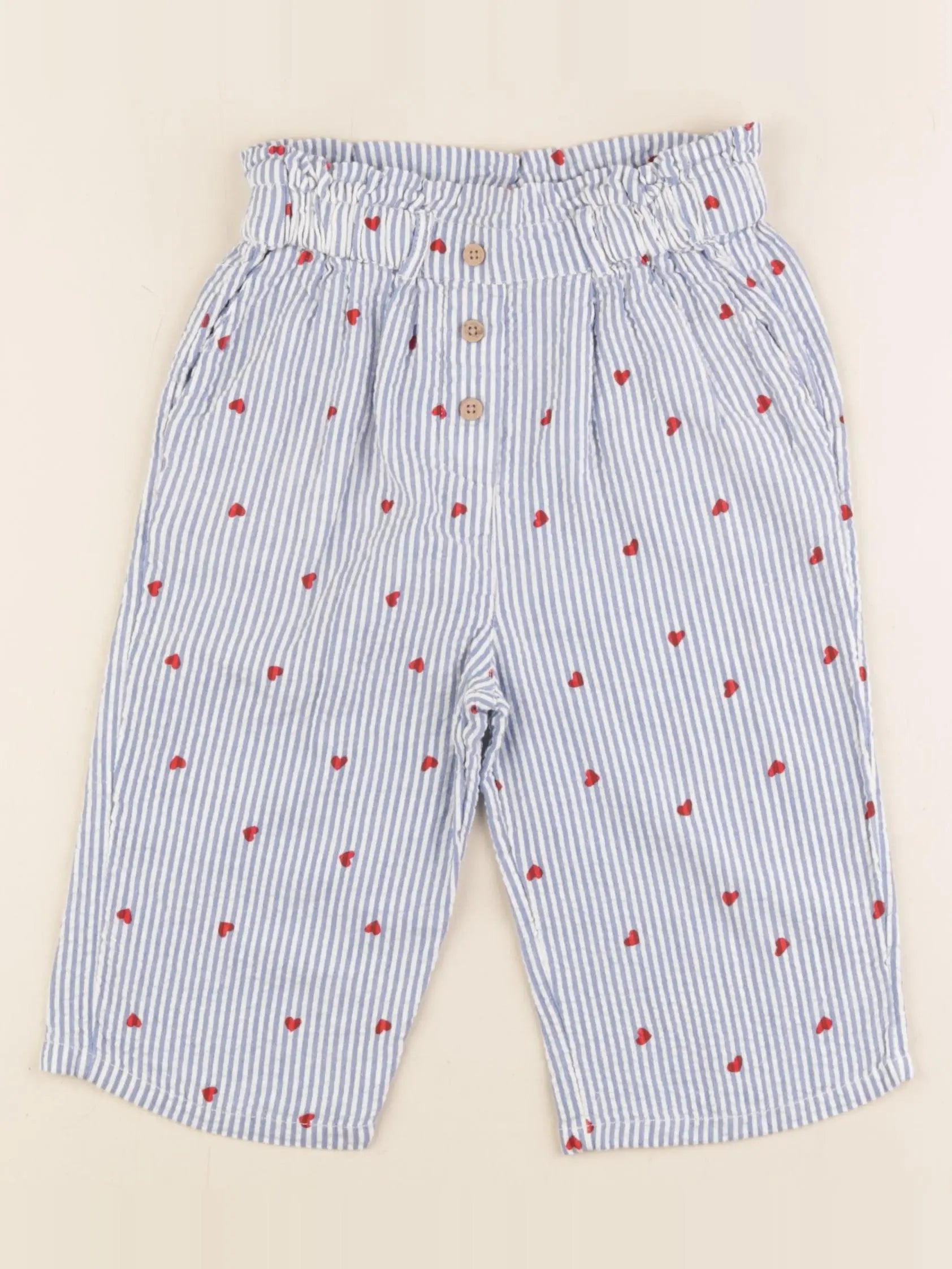Vertbaudet - pantalon bleu - 4 ans