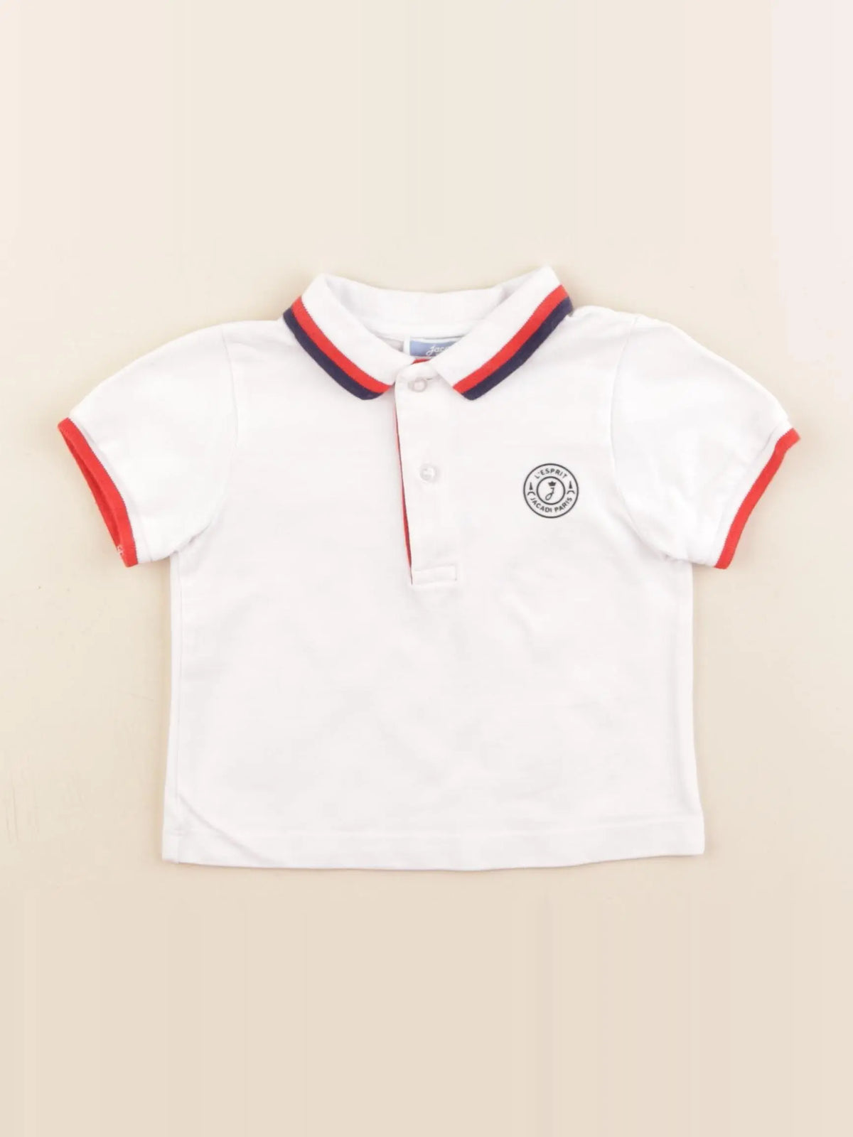 Jacadi - polo blanc, multicolore - 18 mois