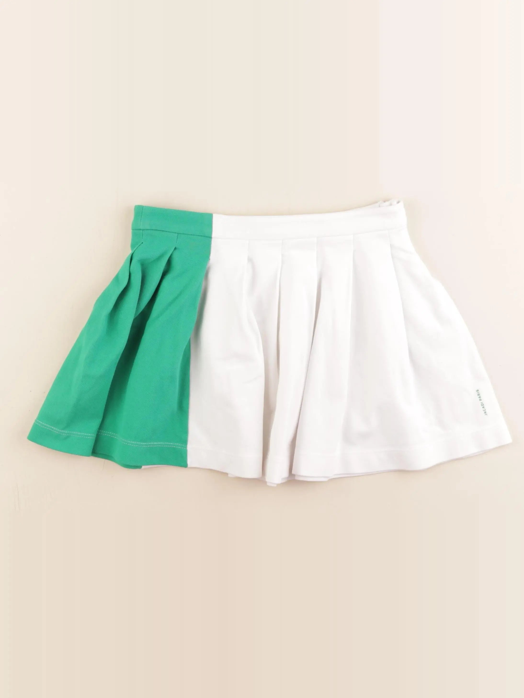 Jacadi - jupe blanc, vert - 4 ans