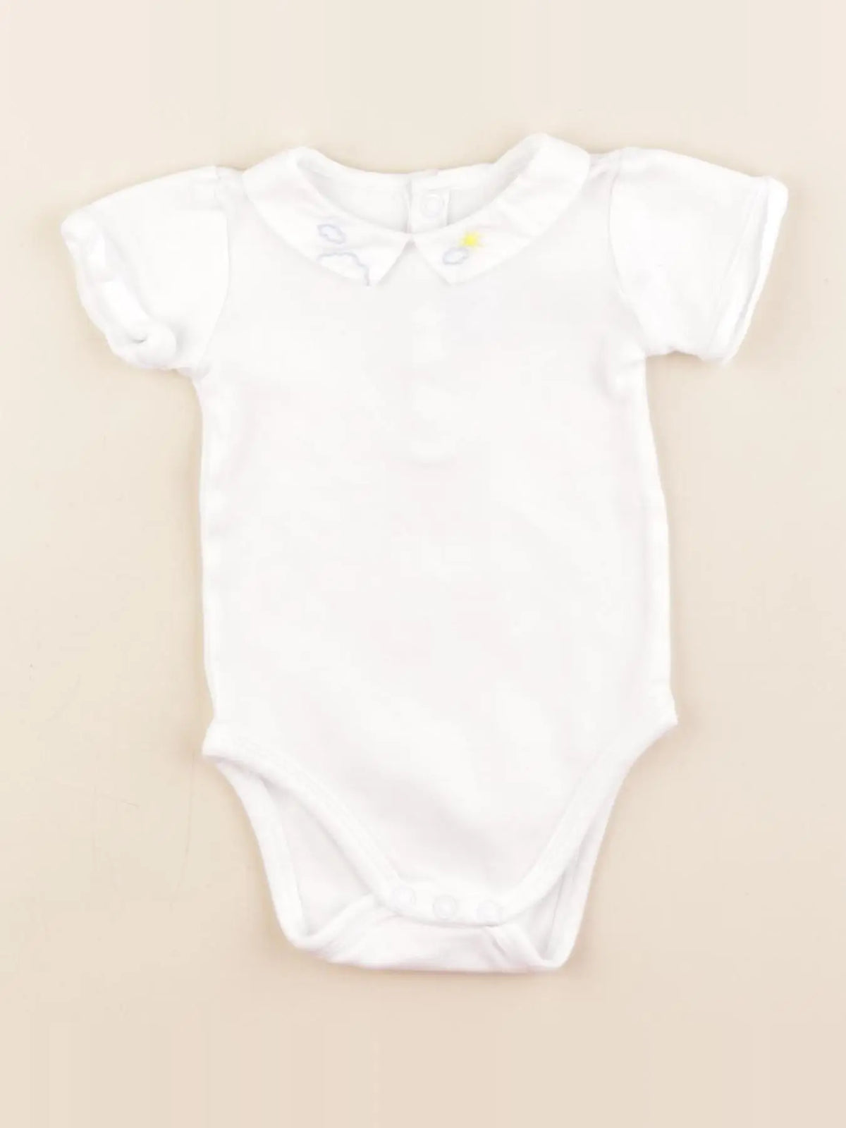 Jacadi - body à col blanc - 3 mois