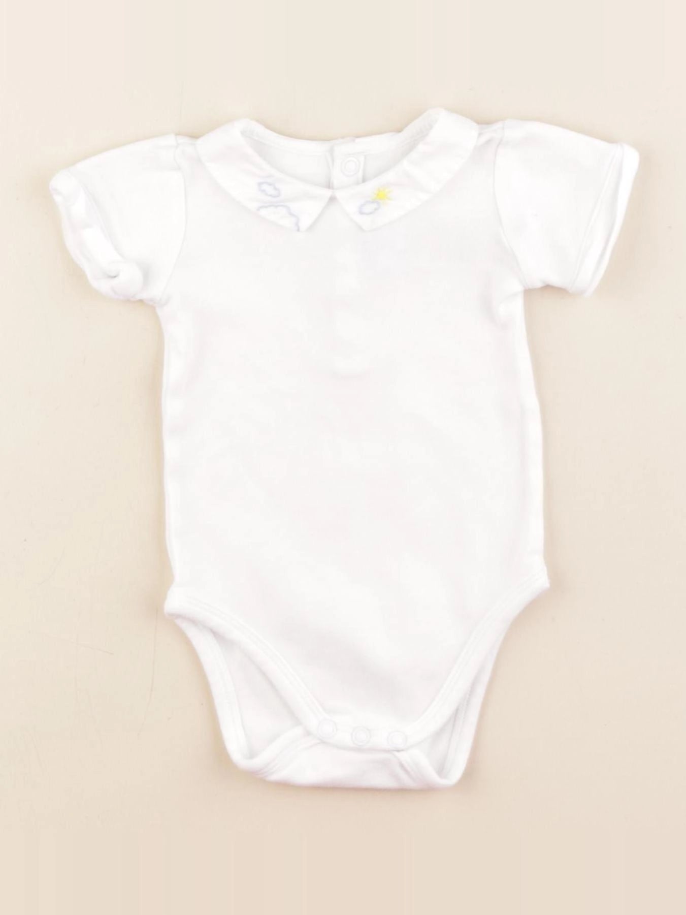 Jacadi - body à col blanc - 3 mois