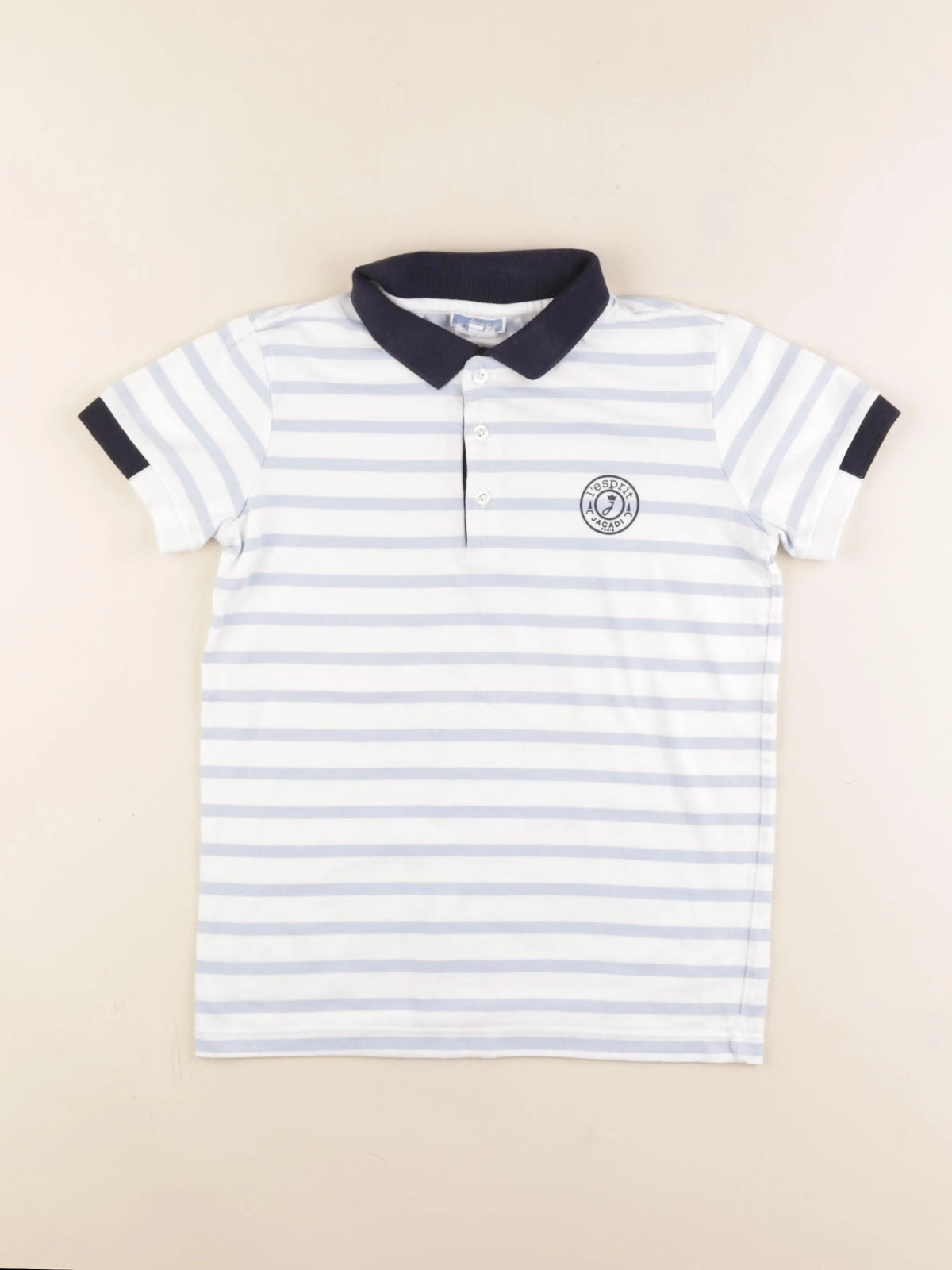 Jacadi - polo bleu - 10 ans