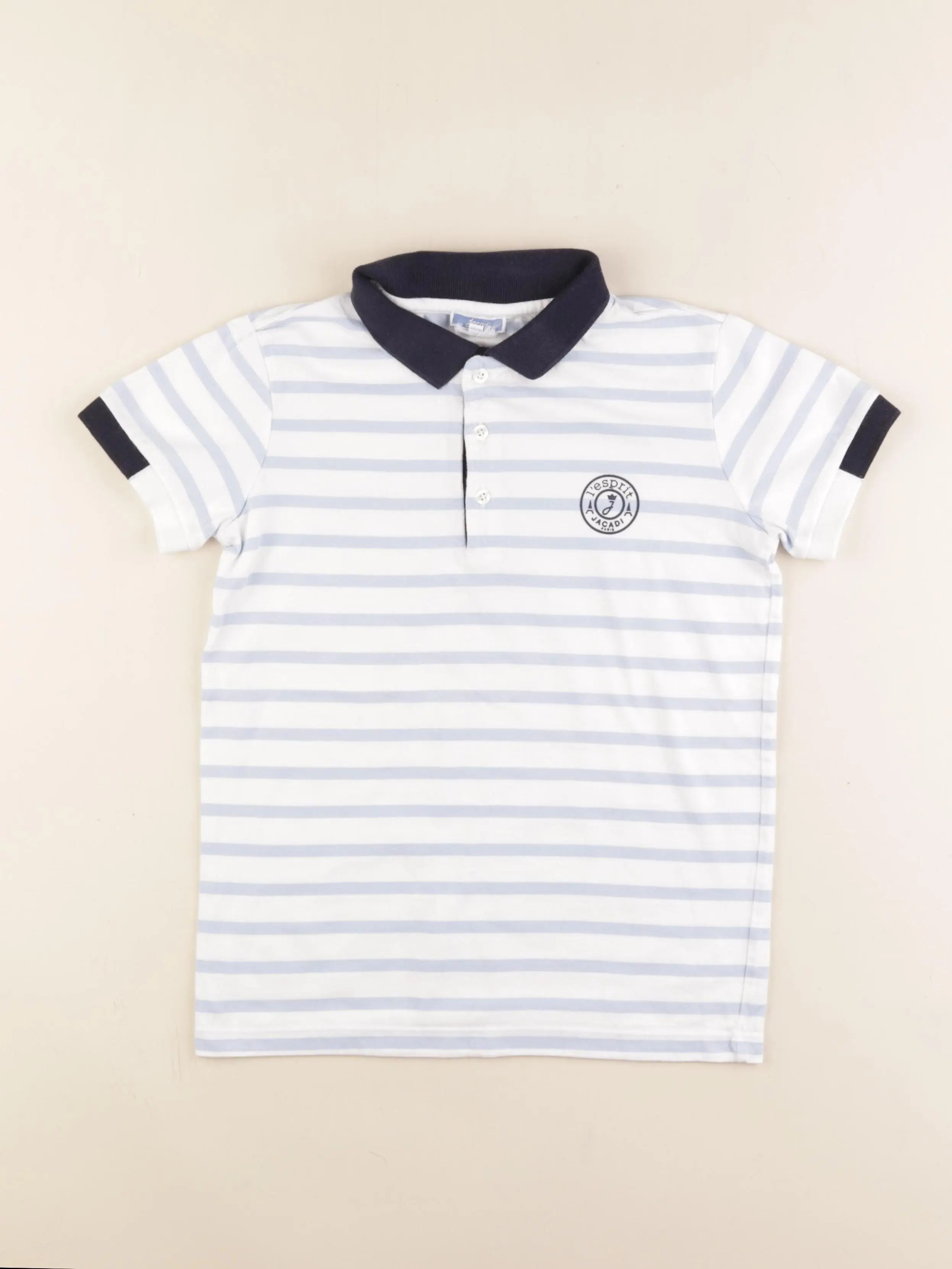 Jacadi - polo bleu - 10 ans
