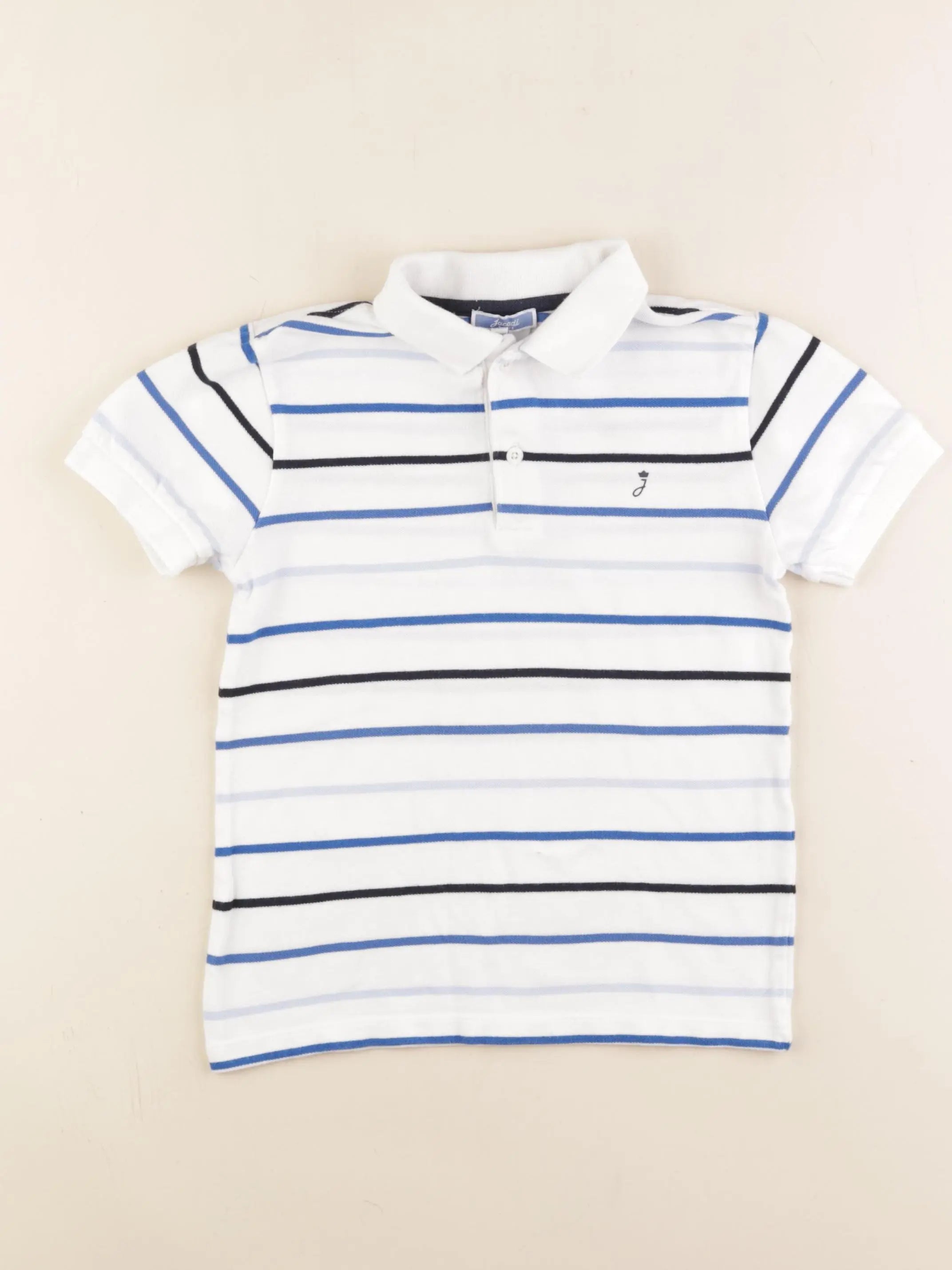 Jacadi - polo blanc - 8 ans